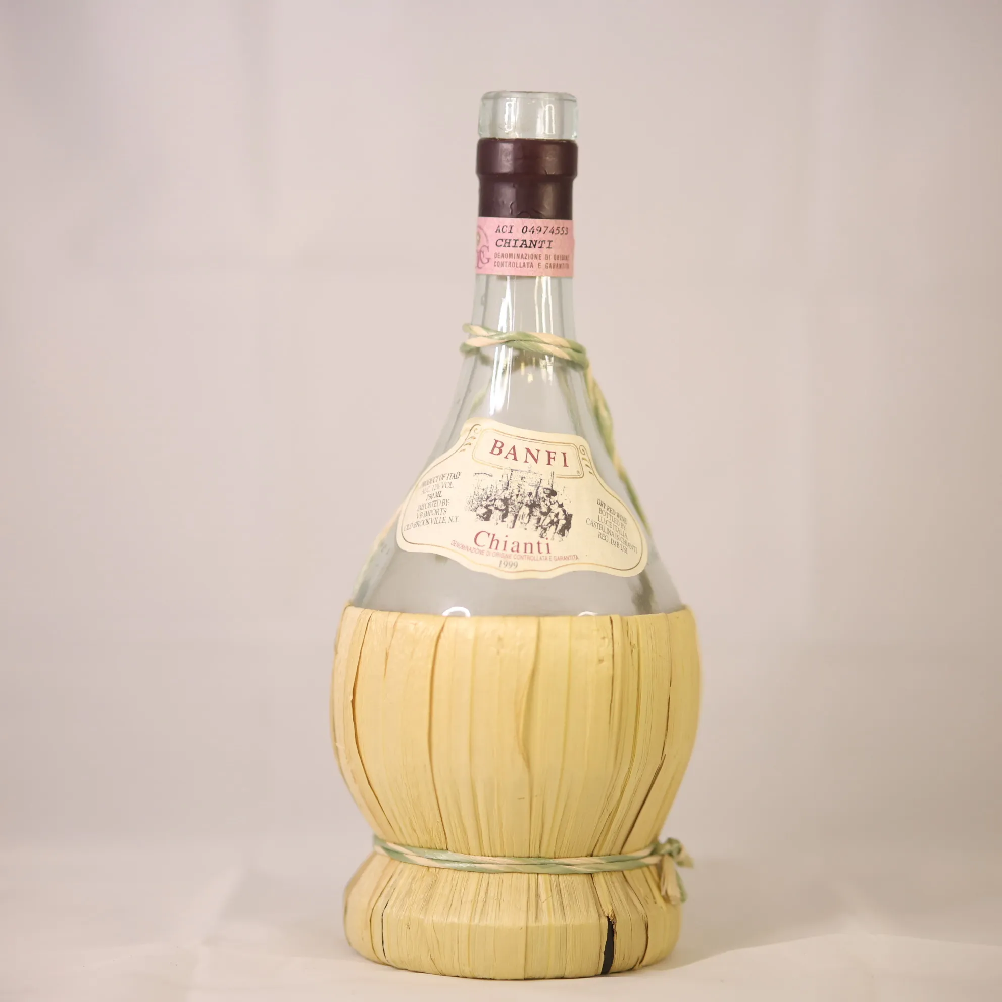 Chianti Wine Bottle