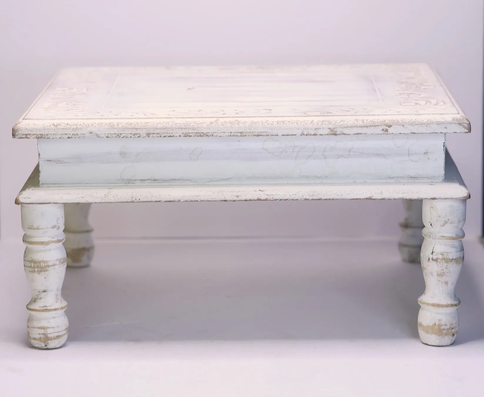 White Wood Cake Stand