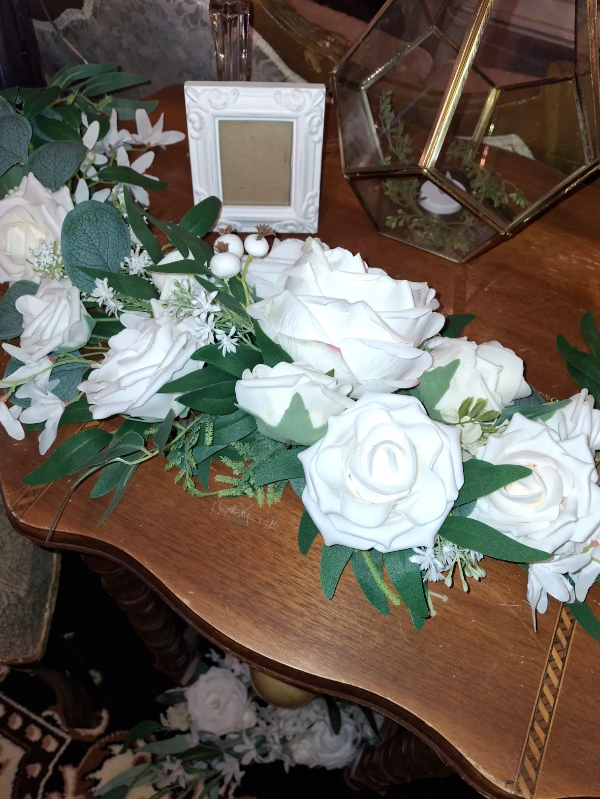 Wreathe Arrangement - White Rose