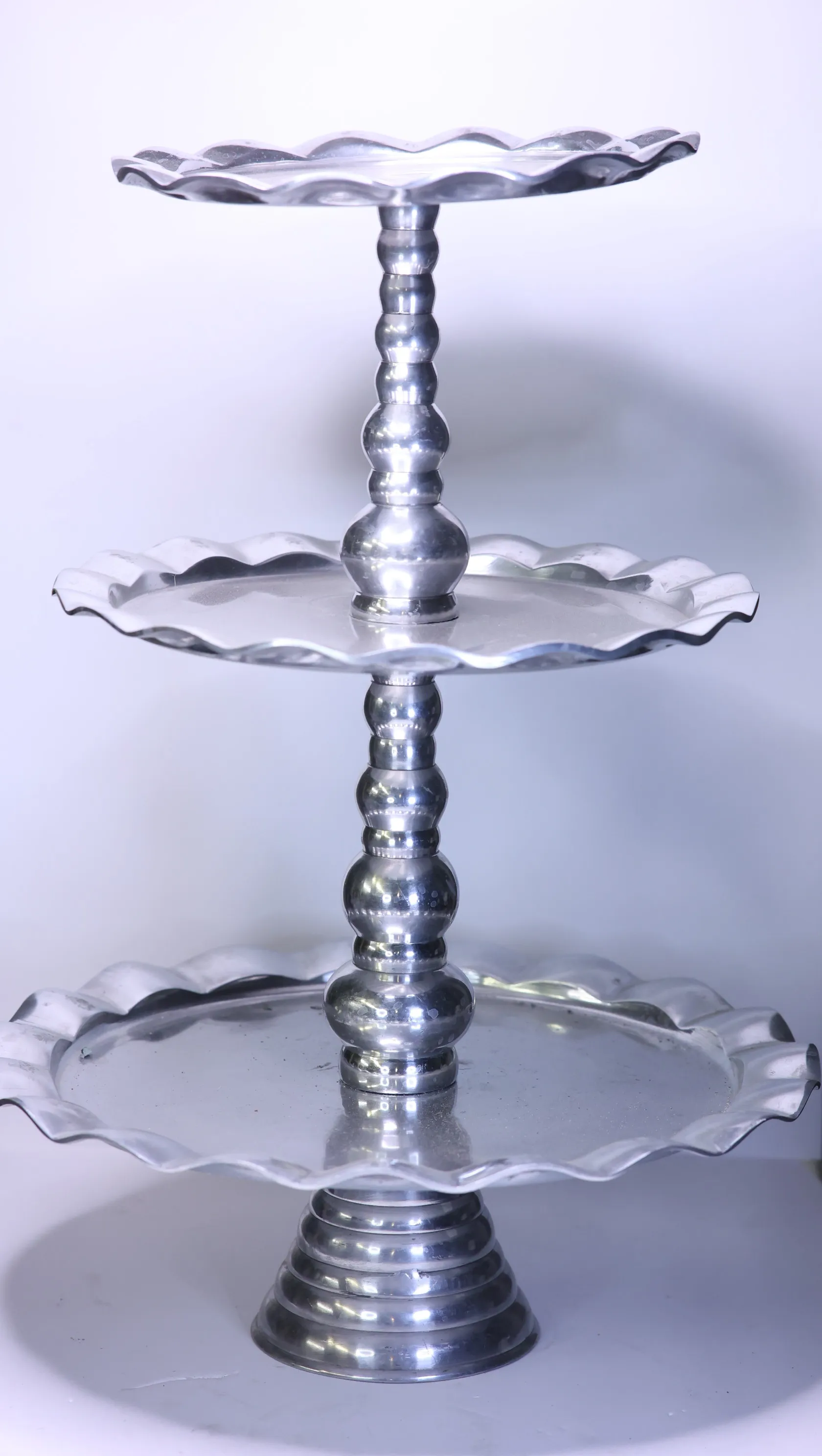Silver 3 Tiered Stand