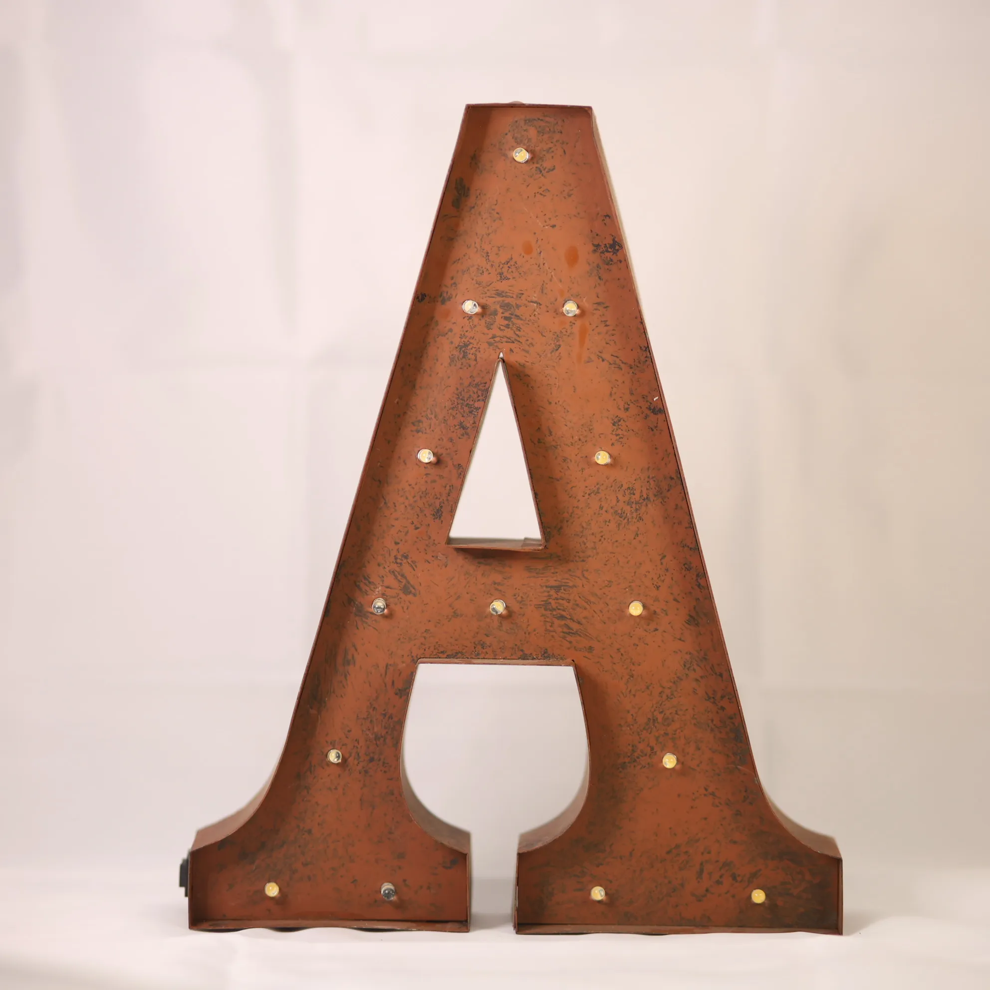 Marquee Letters - Rust 12"