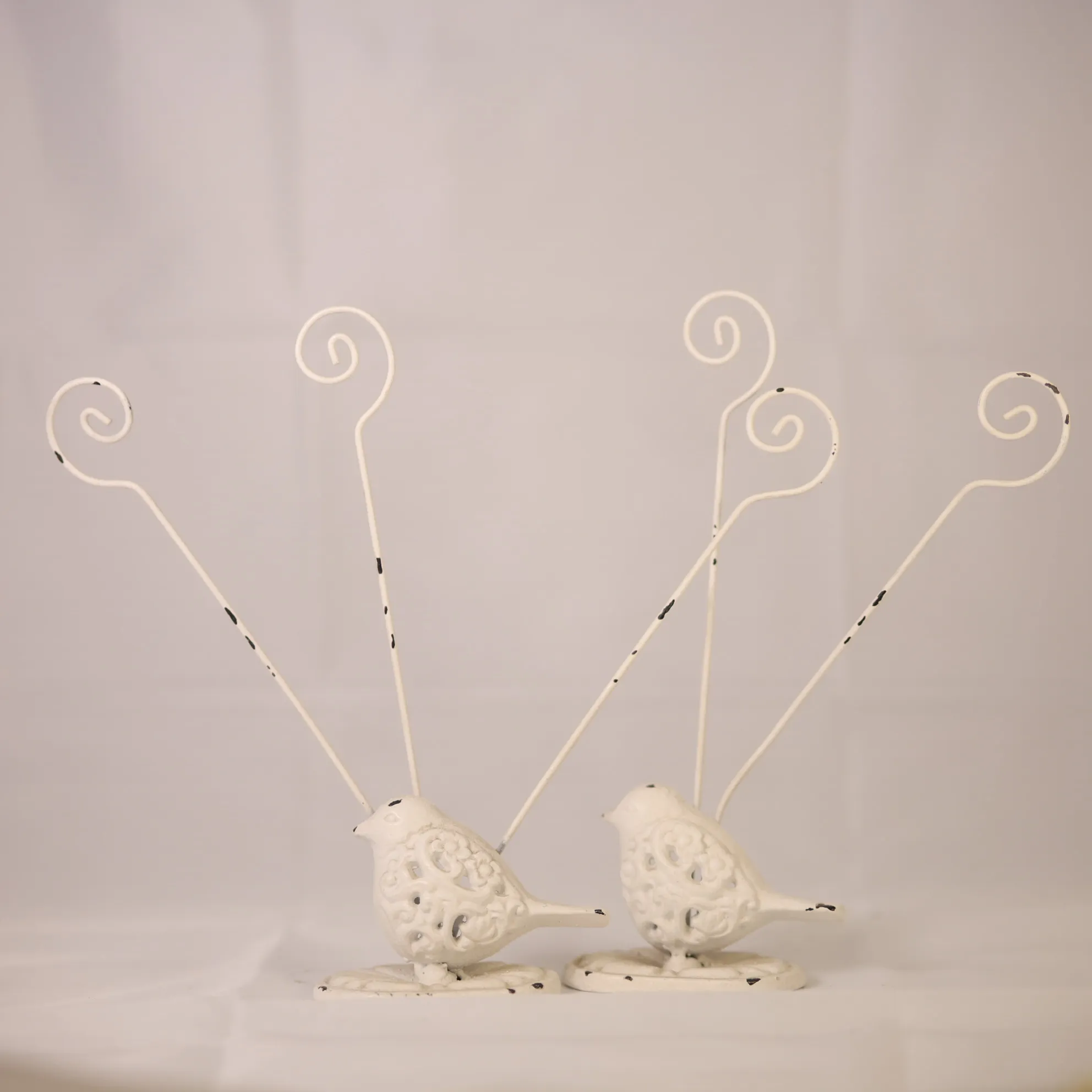 Dove Cast Iron Picture Holder Set