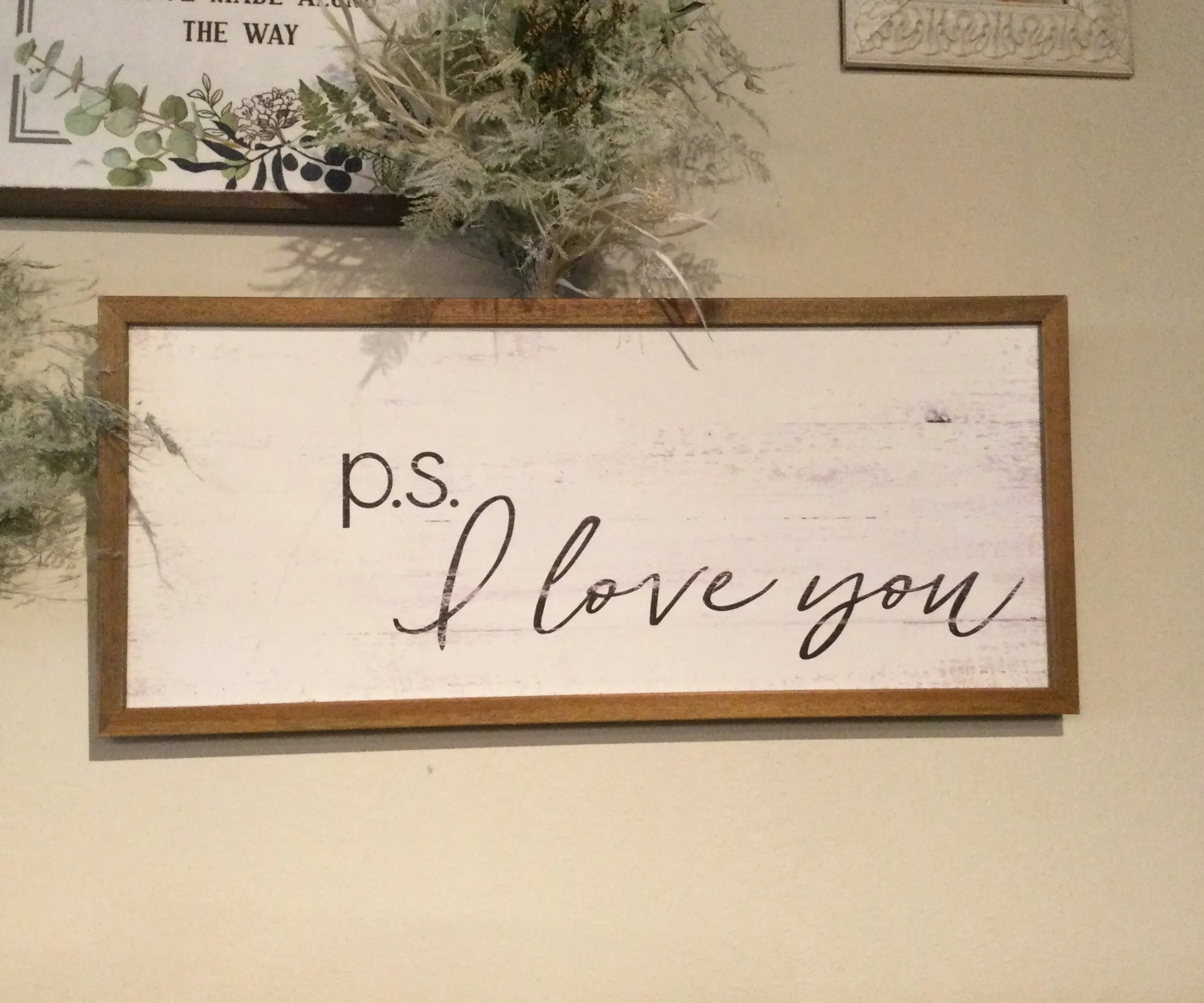 Sign - PS I love you
