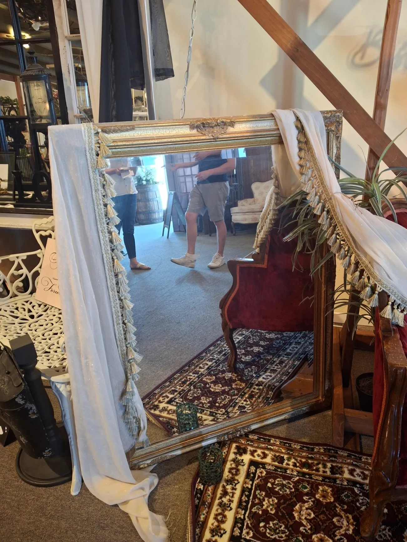 Mirror - Gold Antique