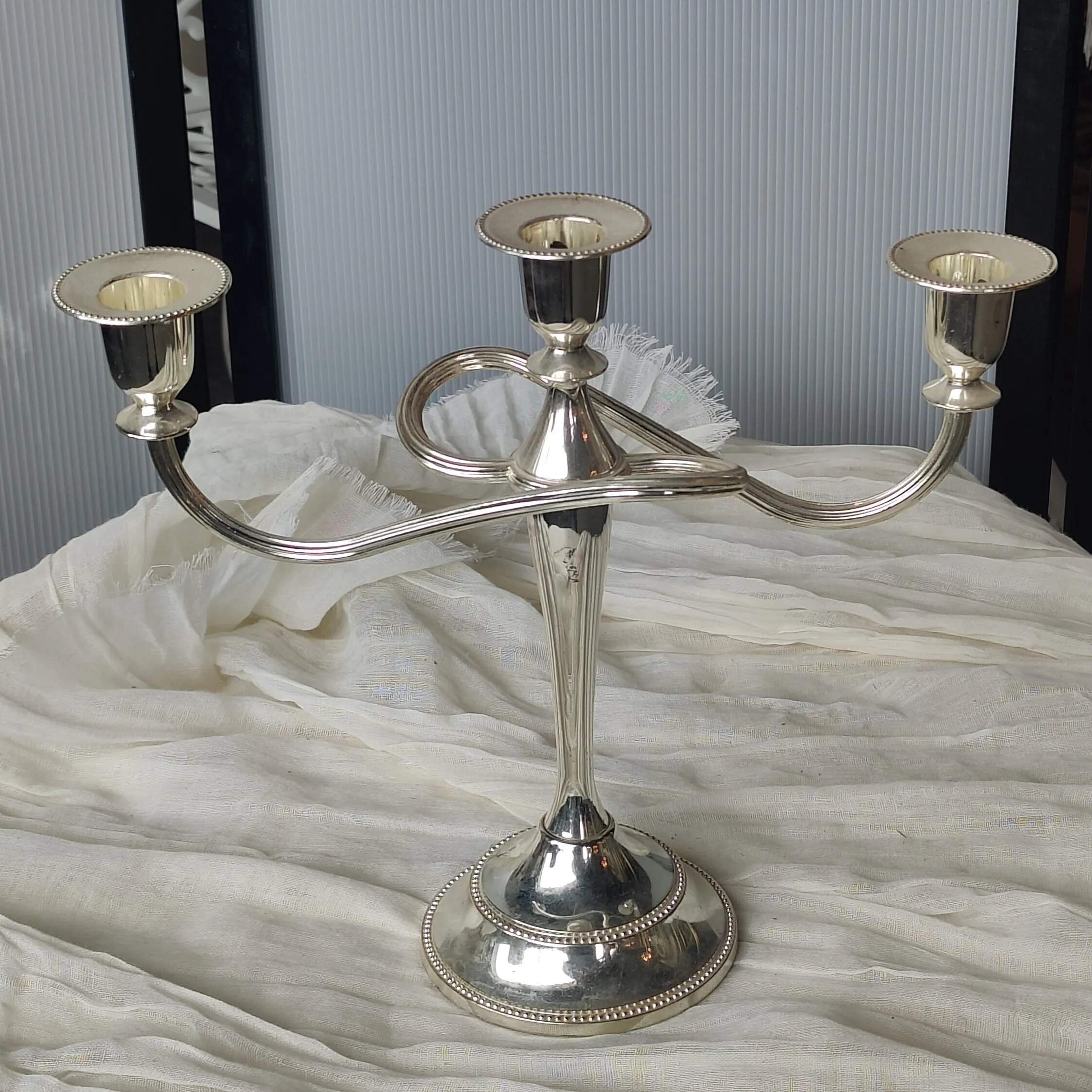 Candelabras - 3 Arm Silver