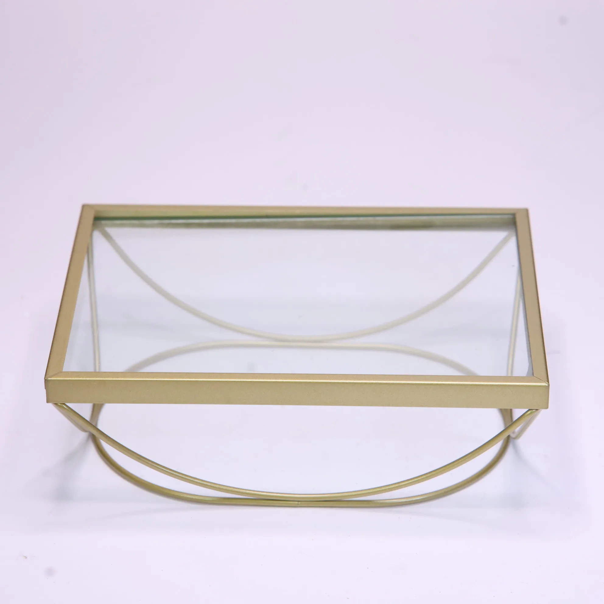 Gold and Glass Stand