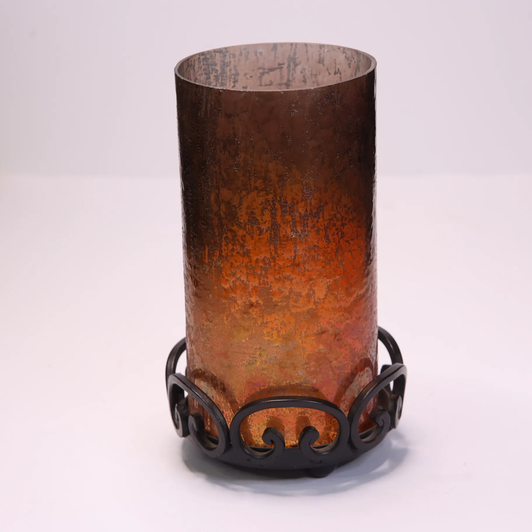 Orange Ombre Candleholder