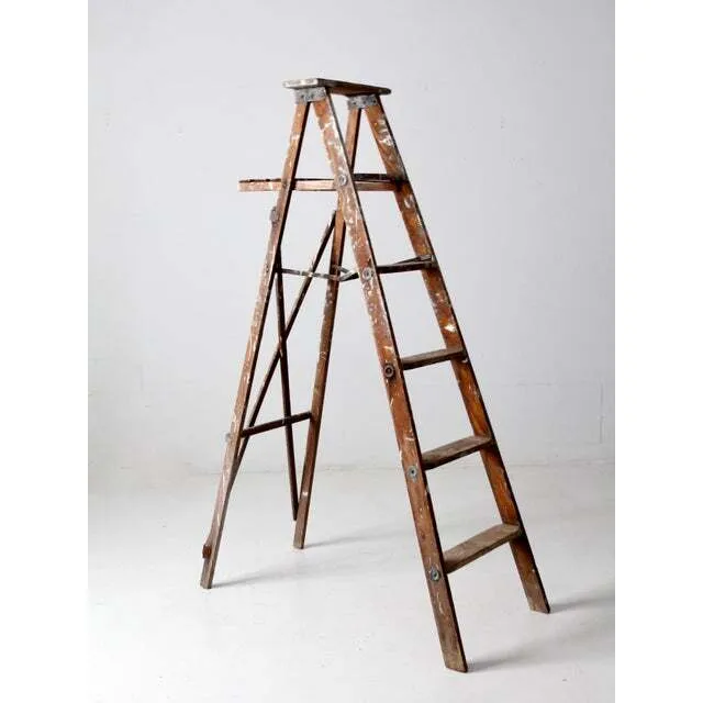 Vintage Wood Ladders