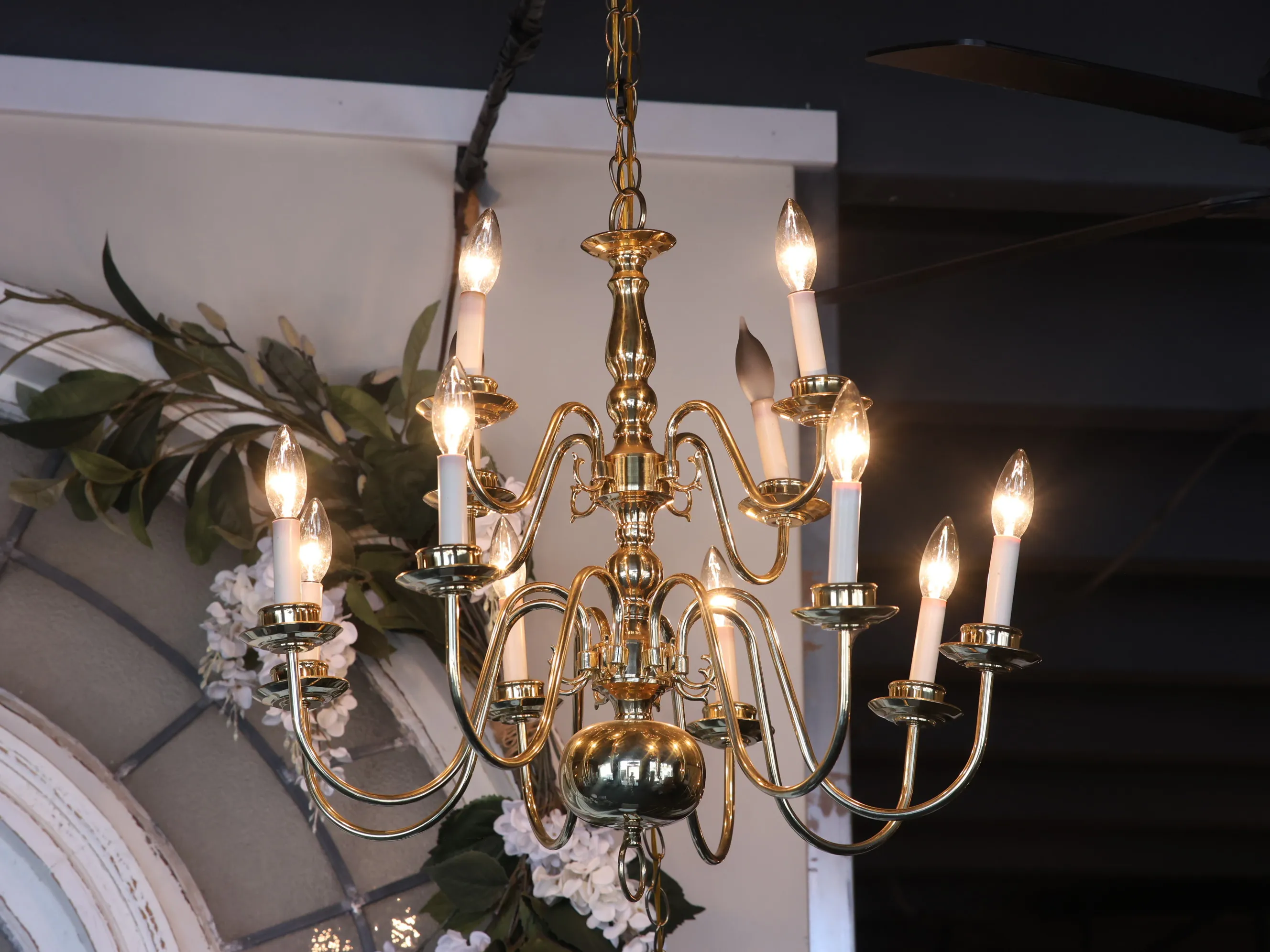 Gold Vintage Chandelier