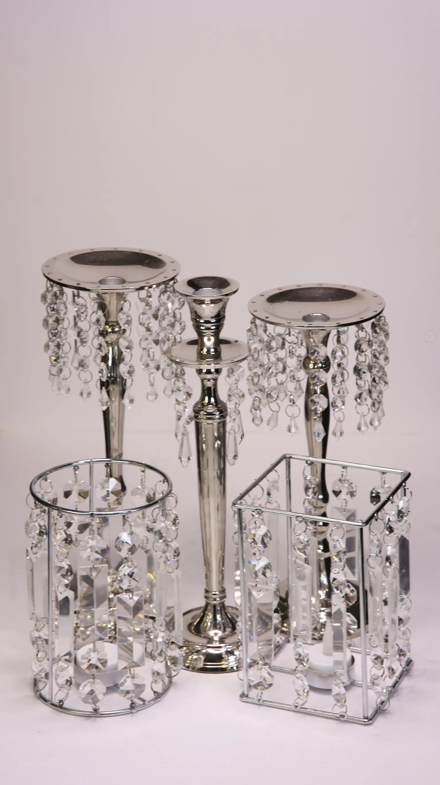 Chandelier Crystal Candleholders