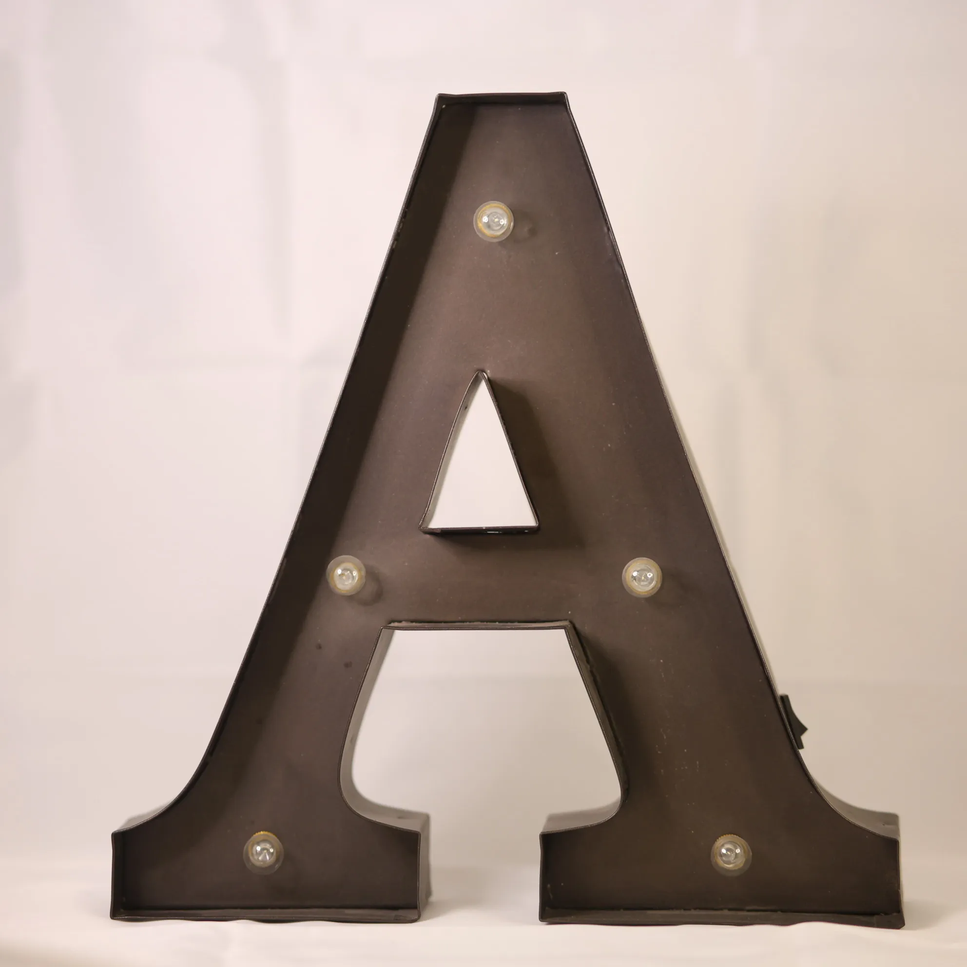 Marquee Letters - Brown 12"