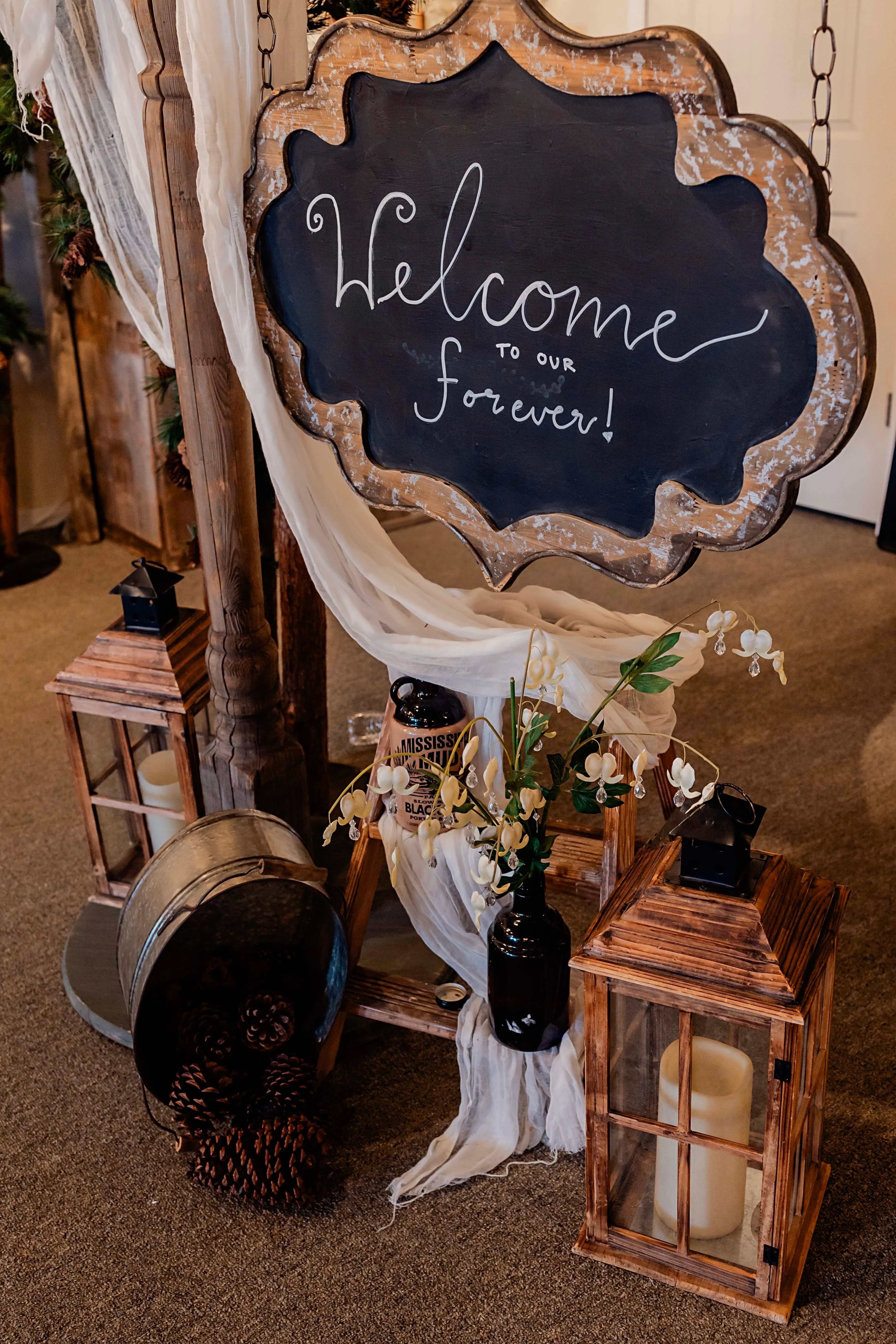 Hanging Chalkboard Post Signs