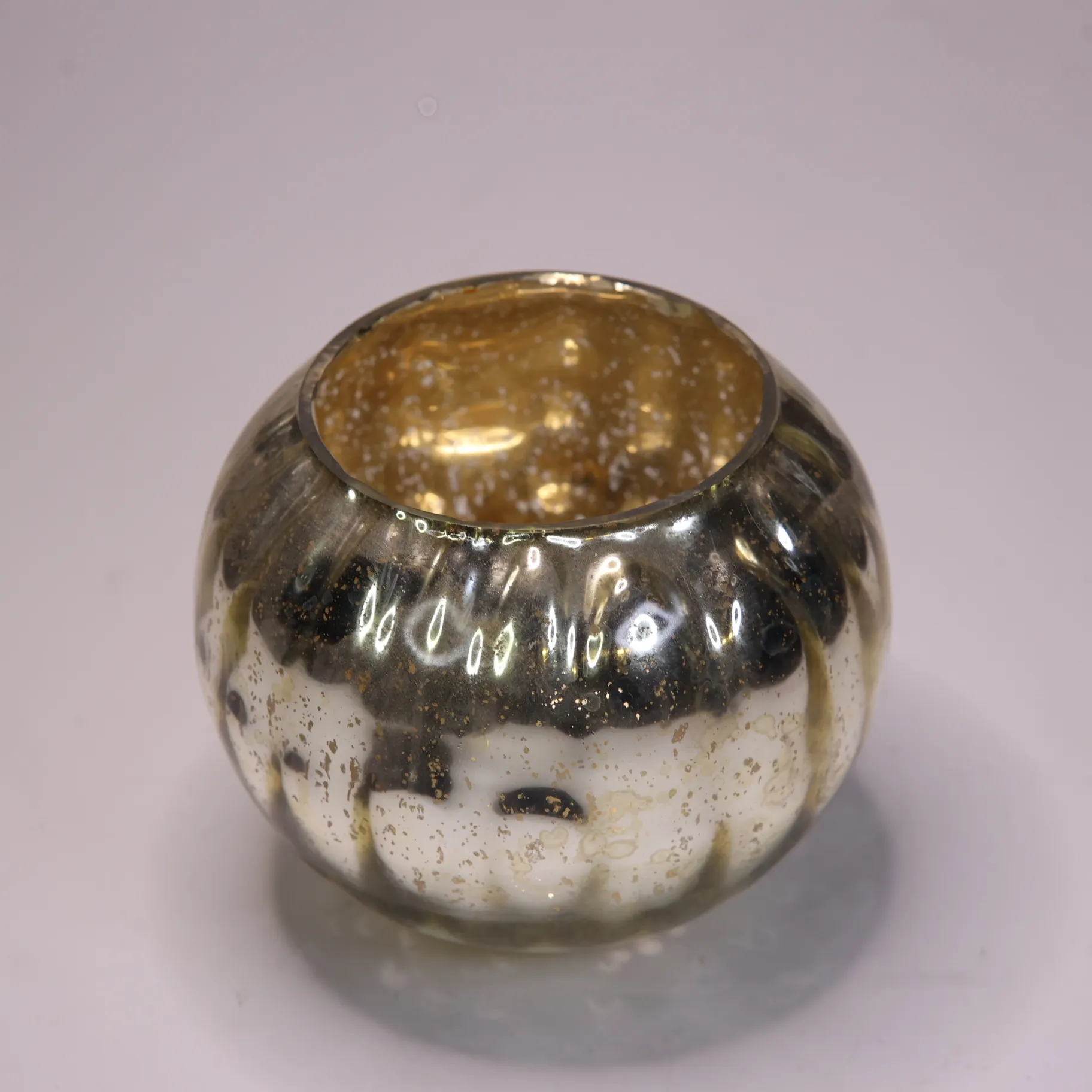 Speckled Bronzey Tealight Holder