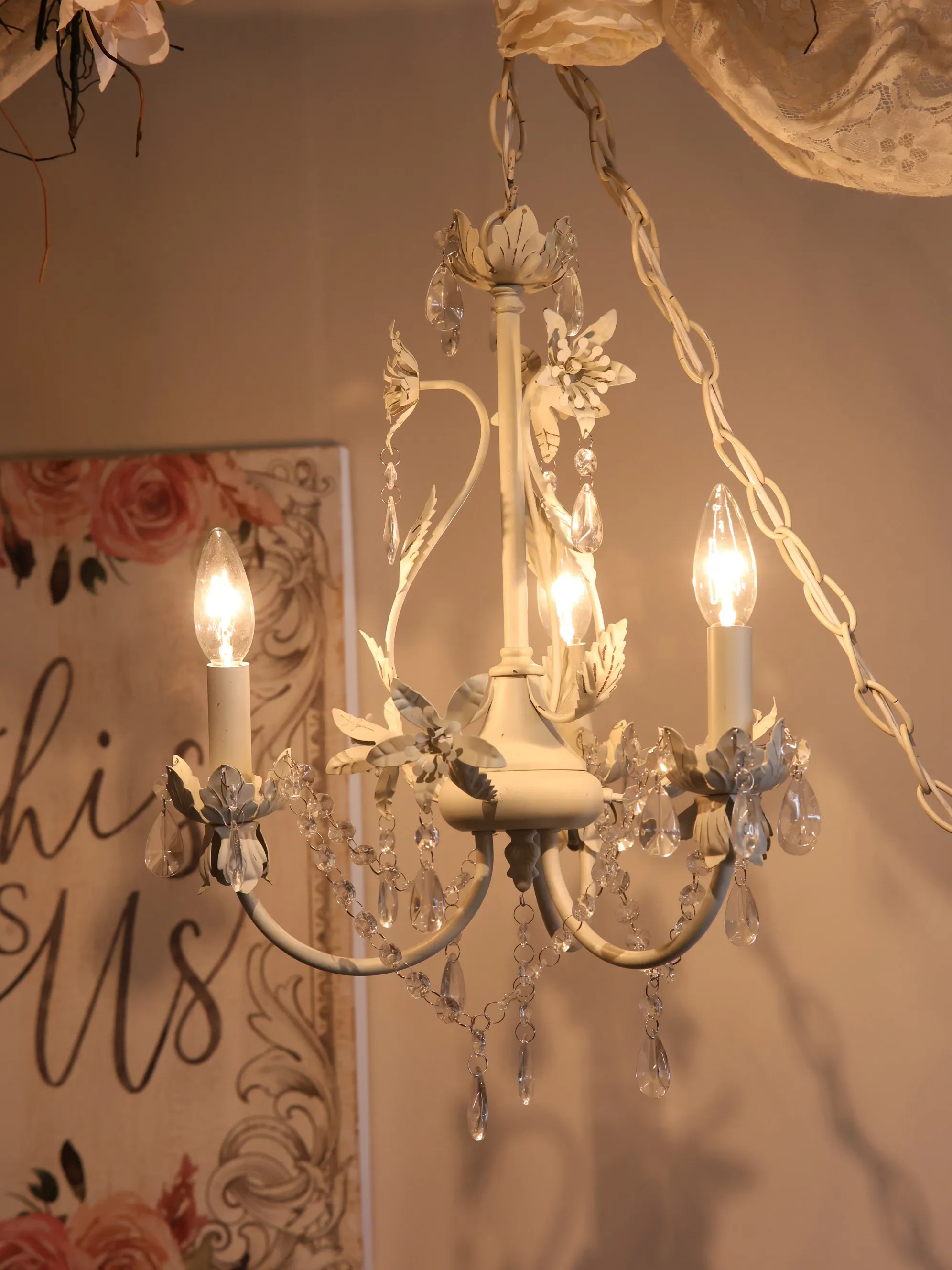 Flower Crystal Chandelier