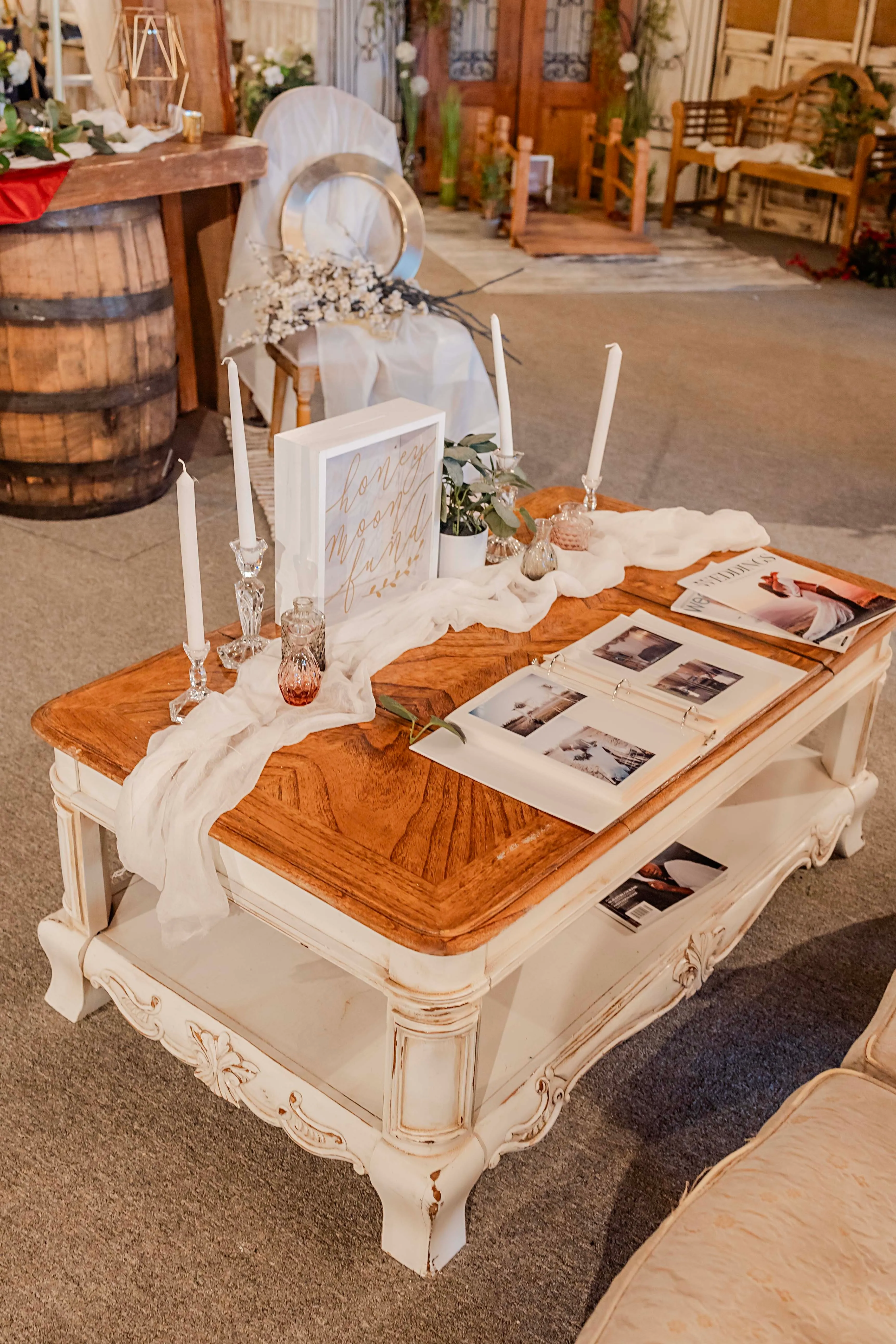 Vintage Carved Coffee Table
