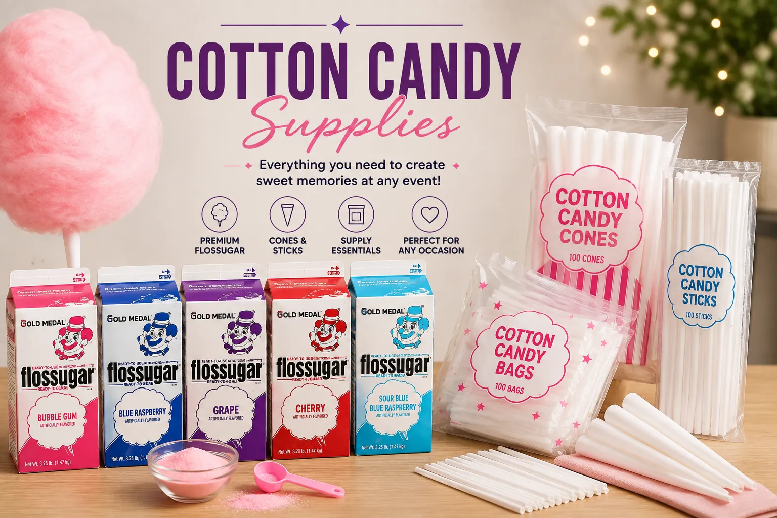COTTON CANDY Supplies