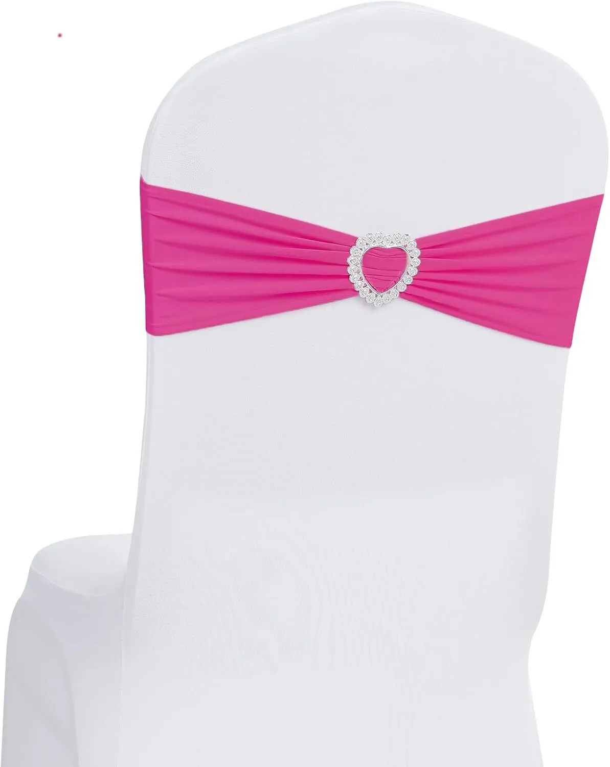 Fuchsia Chair Band with Heart Buckle