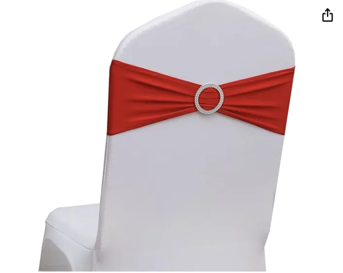 Red Chair Band with Round Buckle