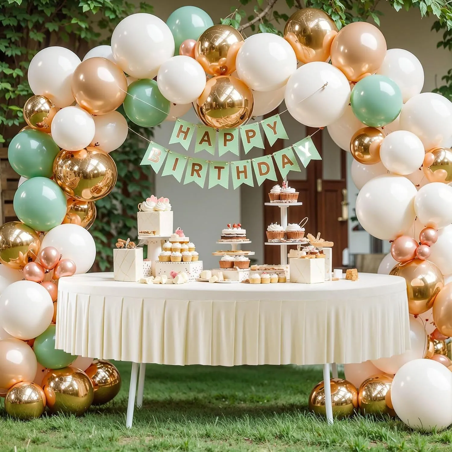 60" Ivory Spandex Round Tablecloth