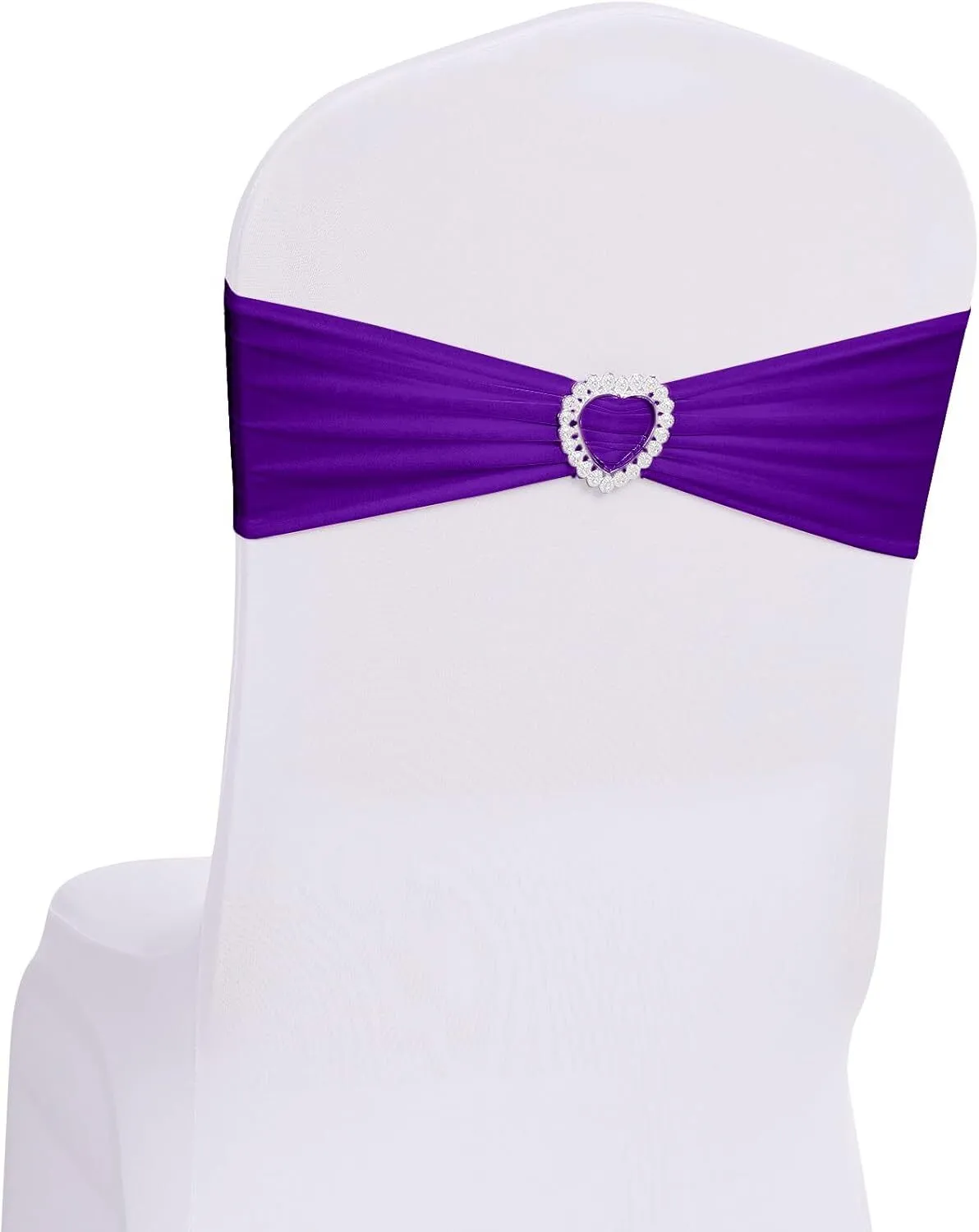 Purple Chair Band with Heart Buckle