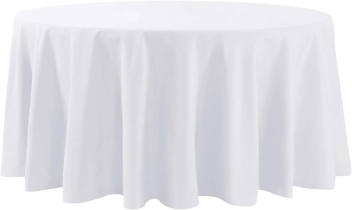 120" Round Polyester Tablecloth