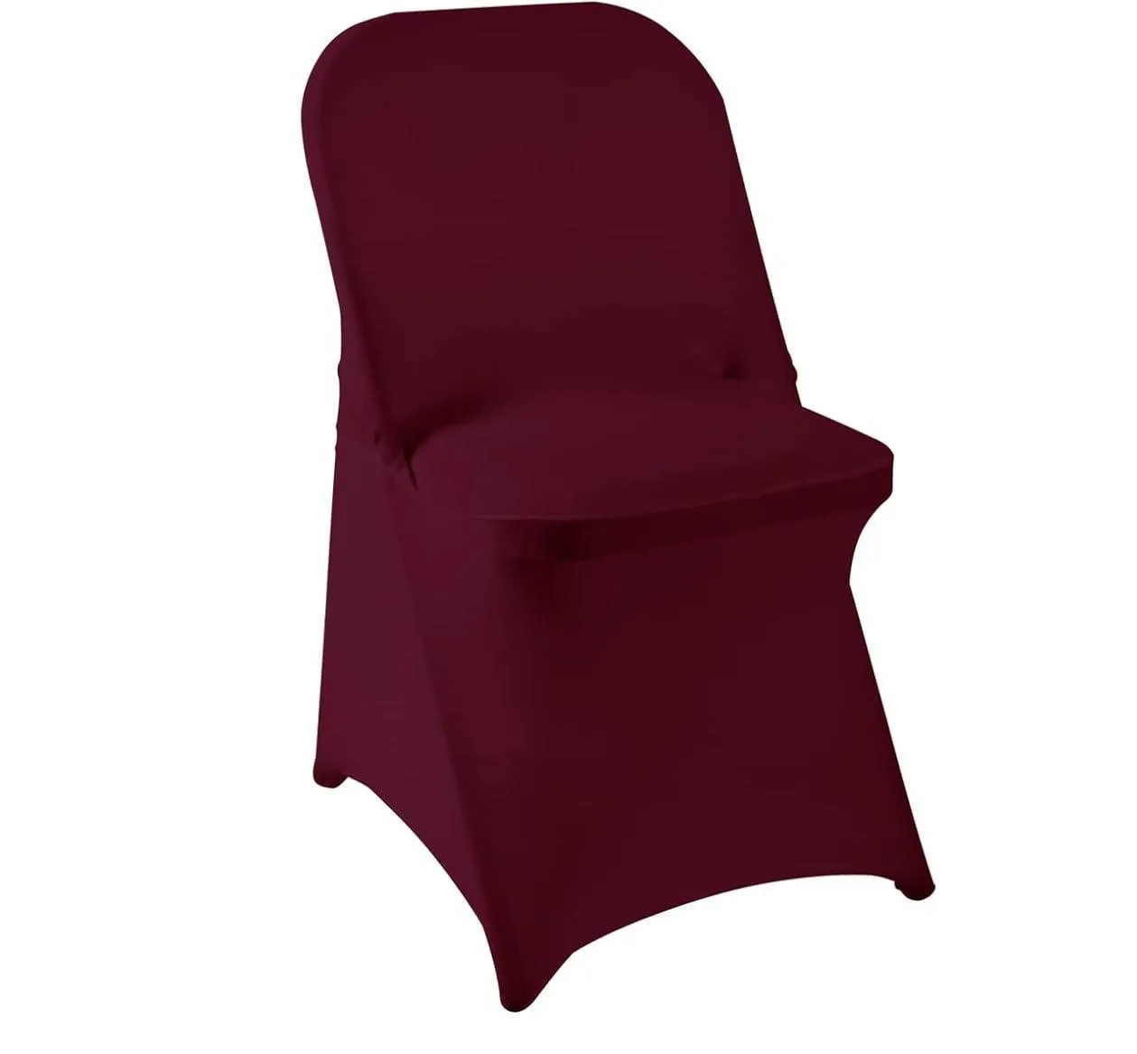 Burgundy Spandex Folding Chair Cover