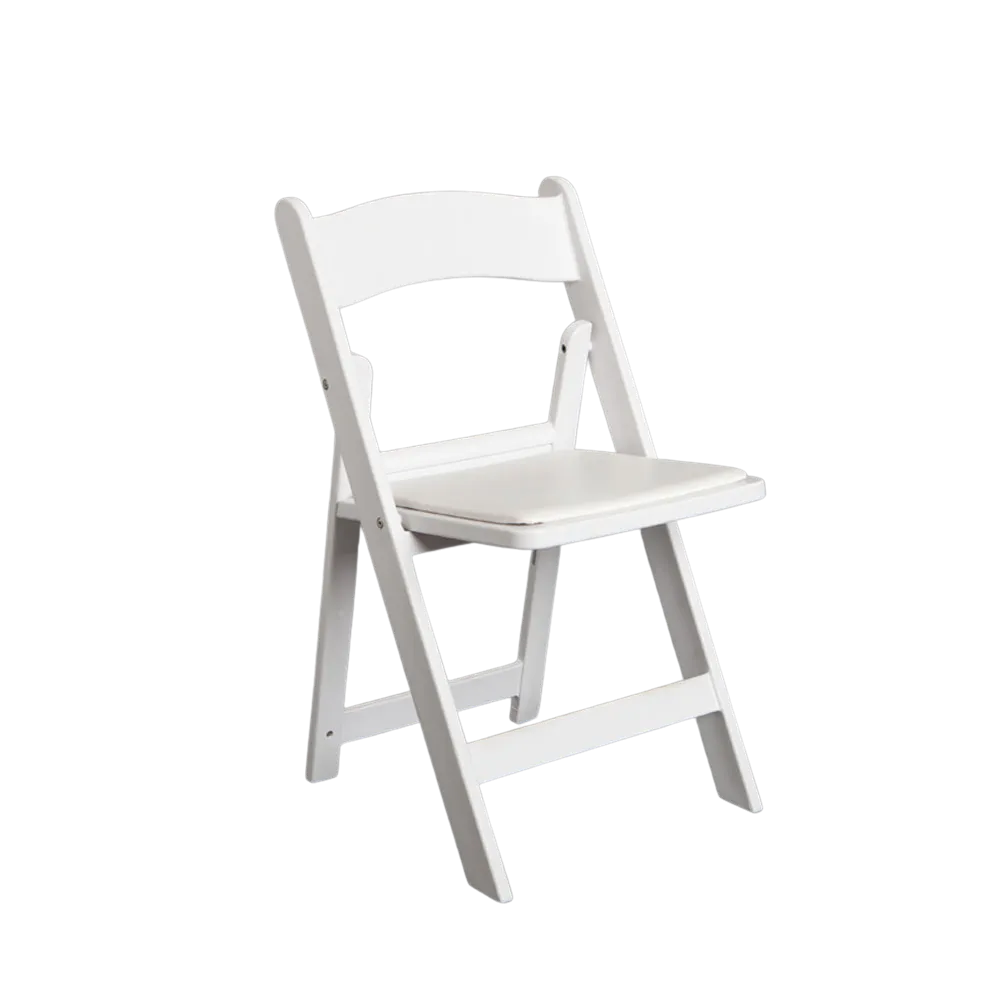 White Garden Folding Chair