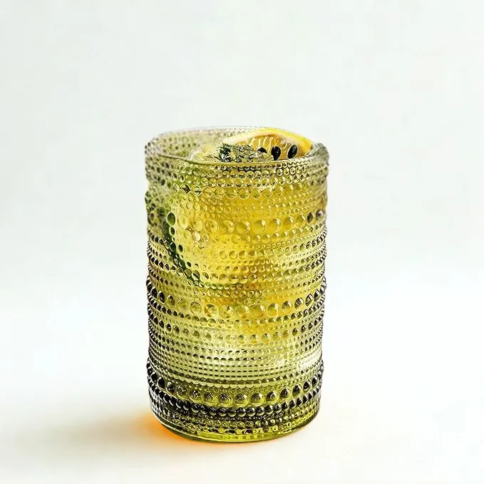 14 oz Green Colored Highball Glass