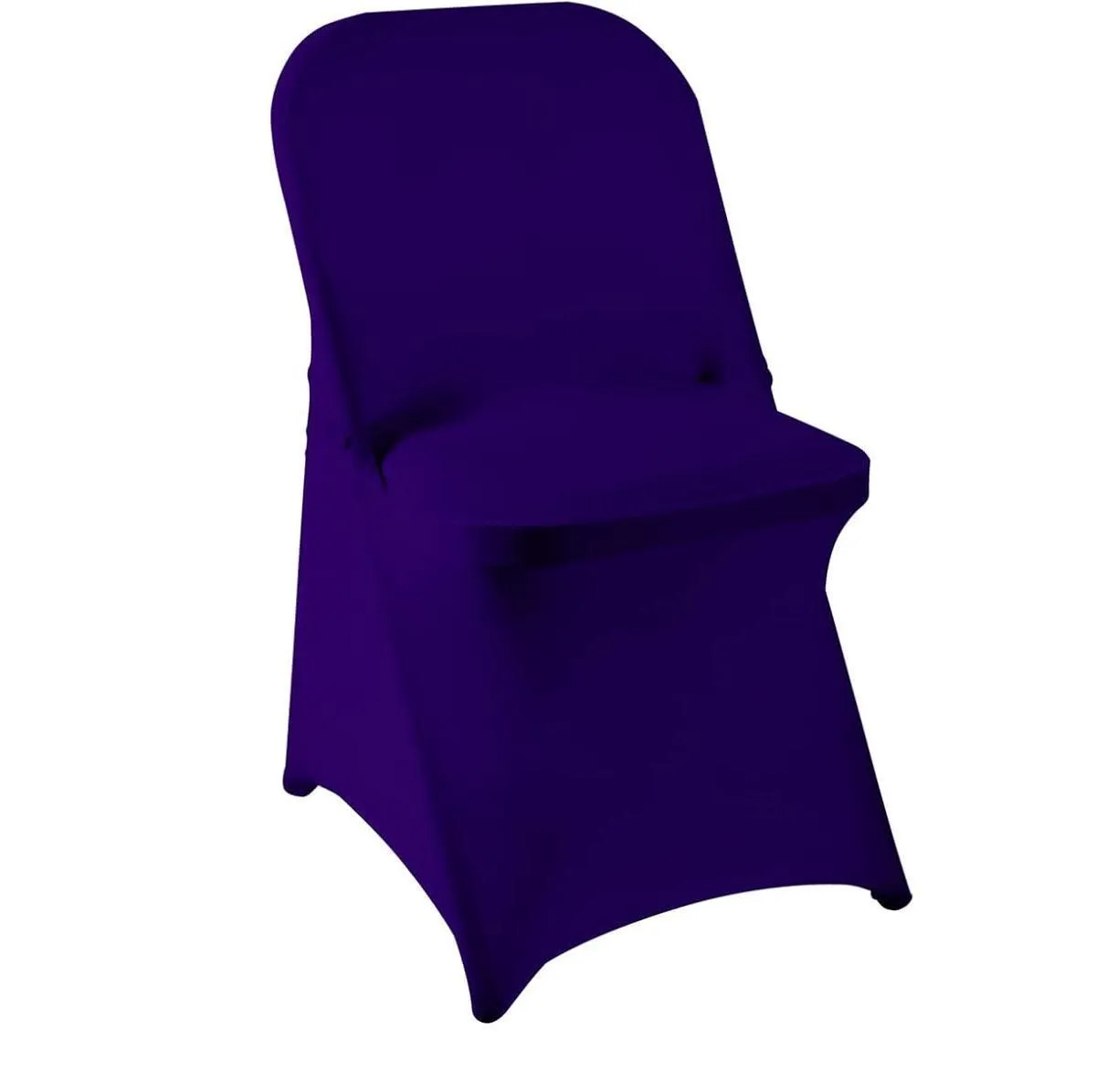 Purple Spandex Folding Chair Cover
