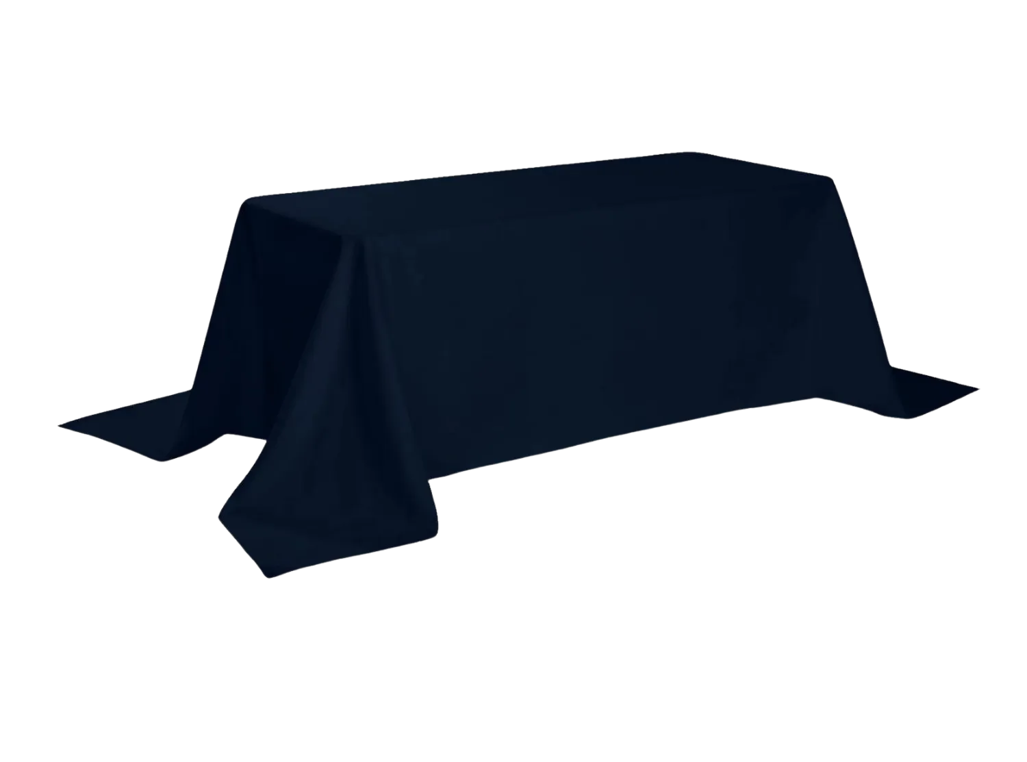 90" x 156" Navy Blue Rectangle Tablecloth