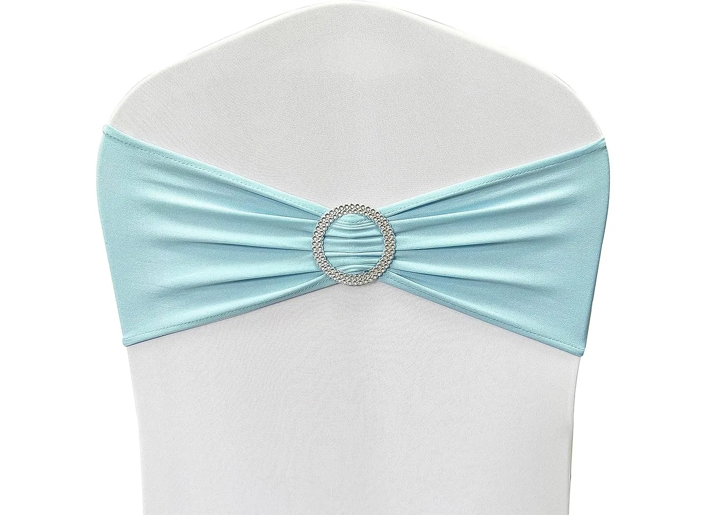 Baby Blue Chair Band with Round Buckle