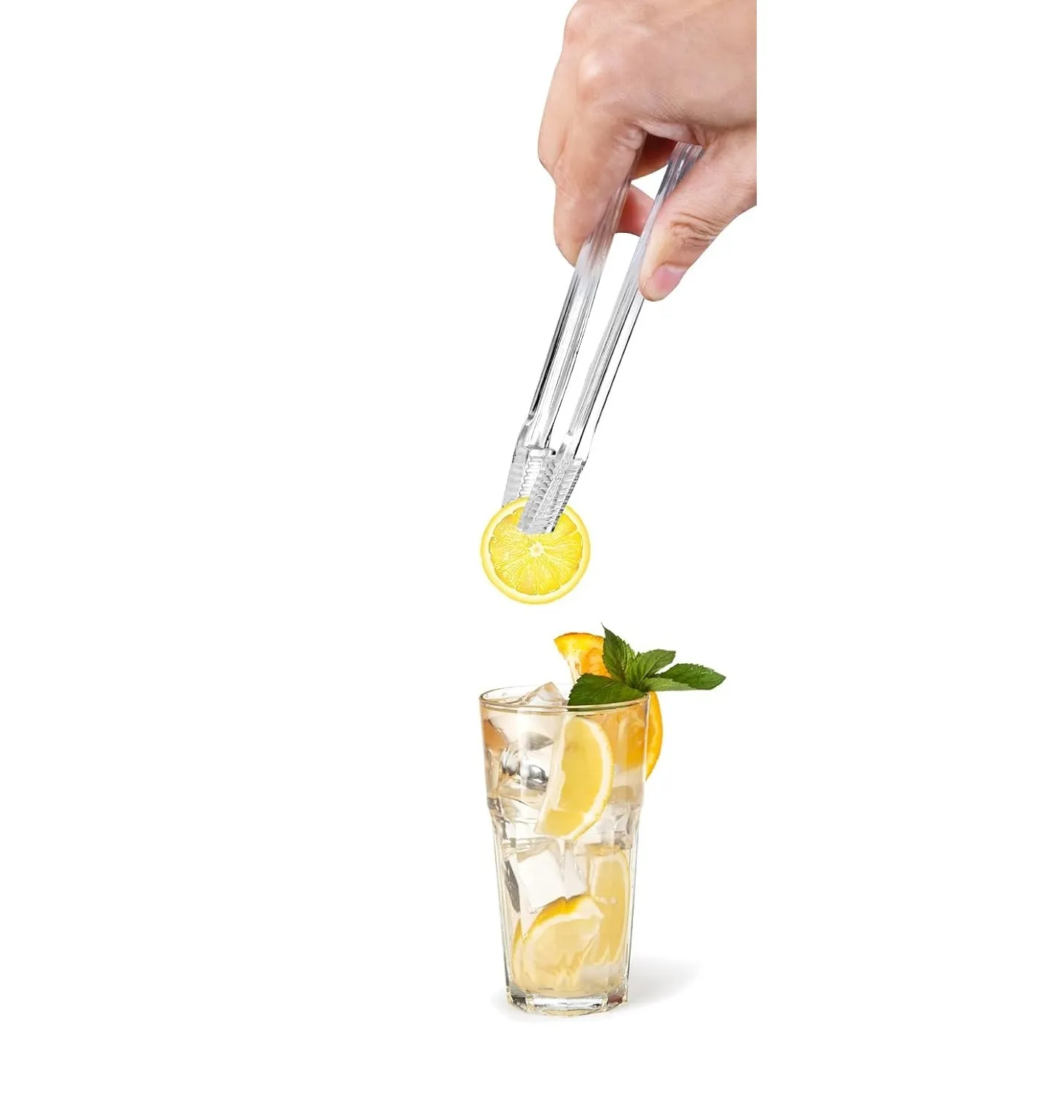 6.3″ Clear Plastic Serving Tong