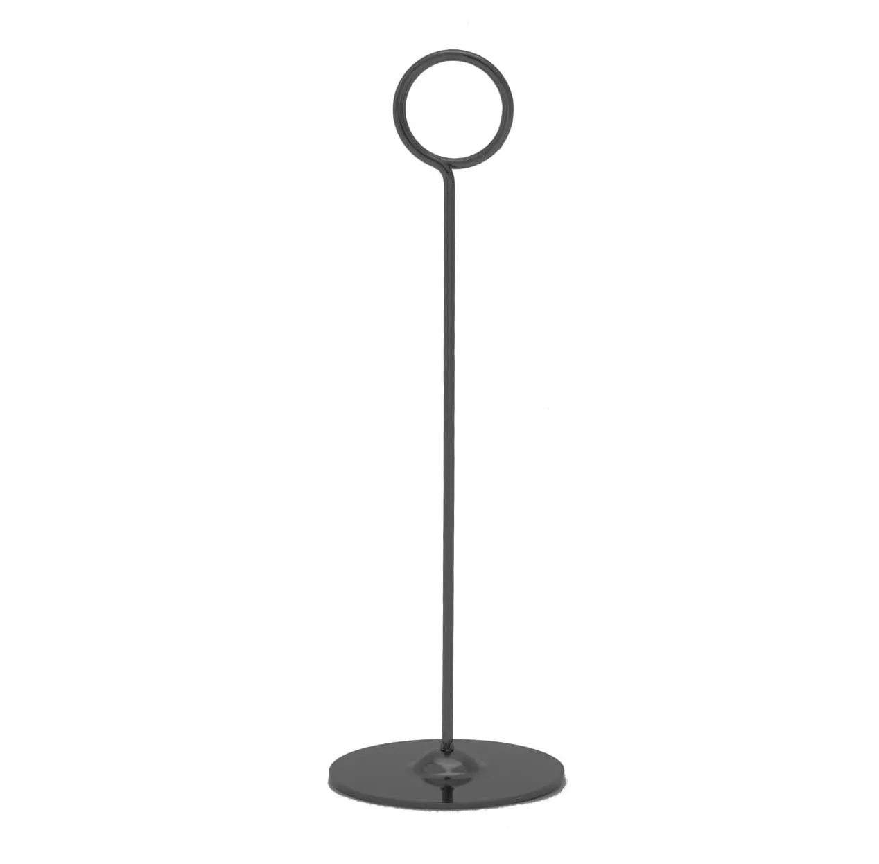 8" Black Table Number Holder