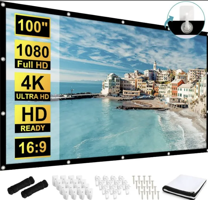 100" Projector Screen - Foldable