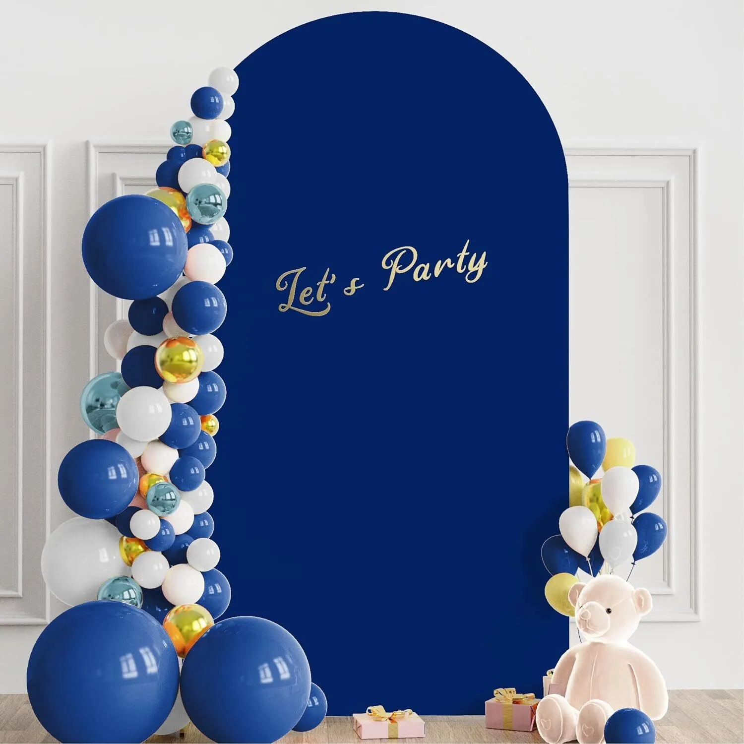 7.2 ft Royal Blue Spandex Arch Backdrop Cover