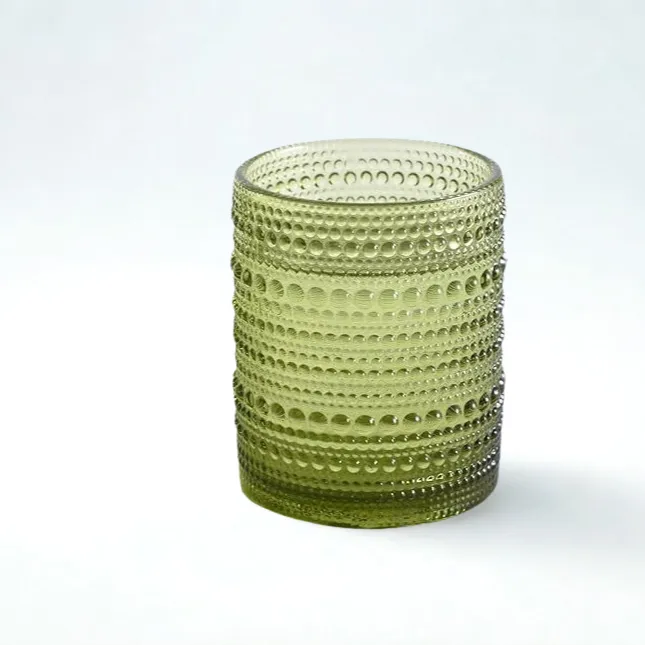 11 oz Green Colored Glass