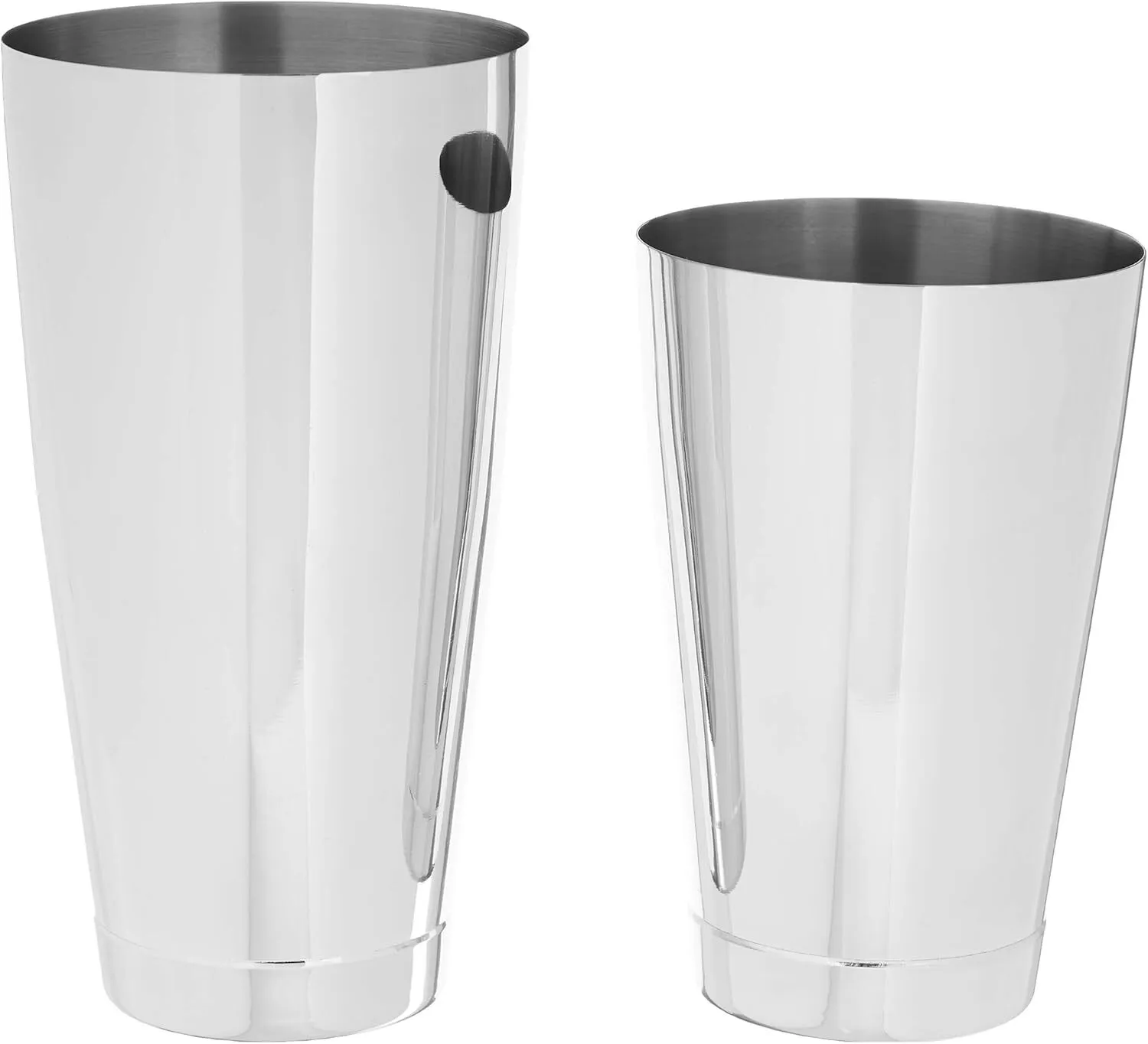 18 oz and 28 oz Stainless Steel Shaker Cocktail Tin Set