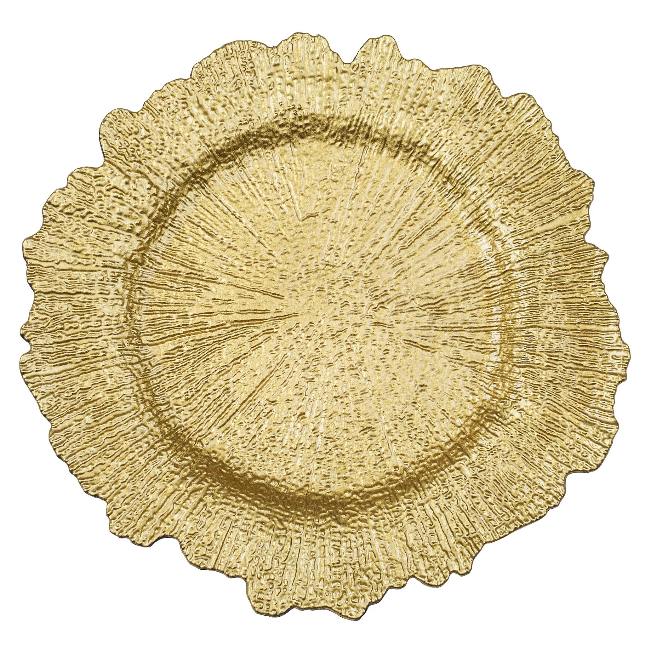 Gold Reef Charger Plate