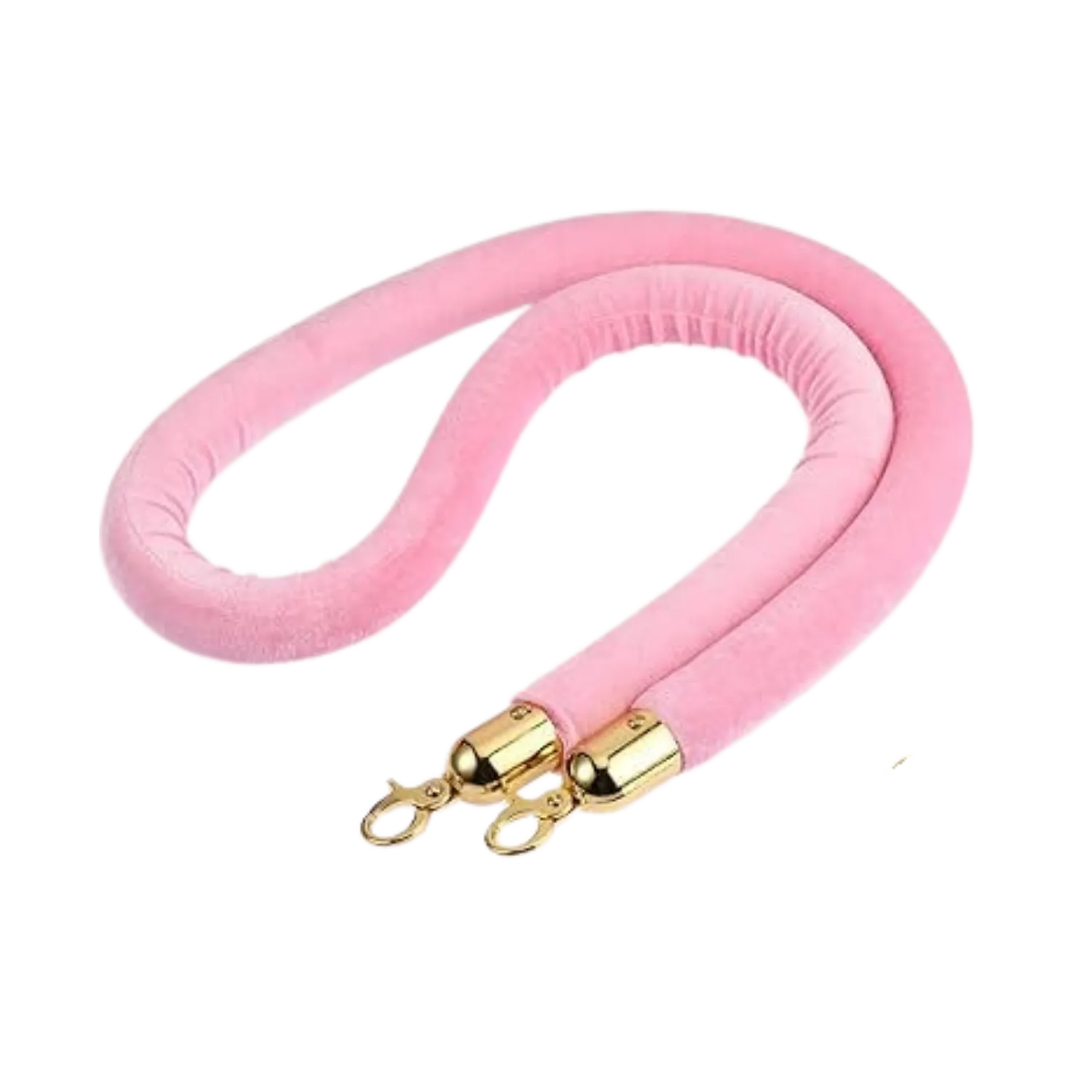 5 ft Pink/Gold Stanchion Rope