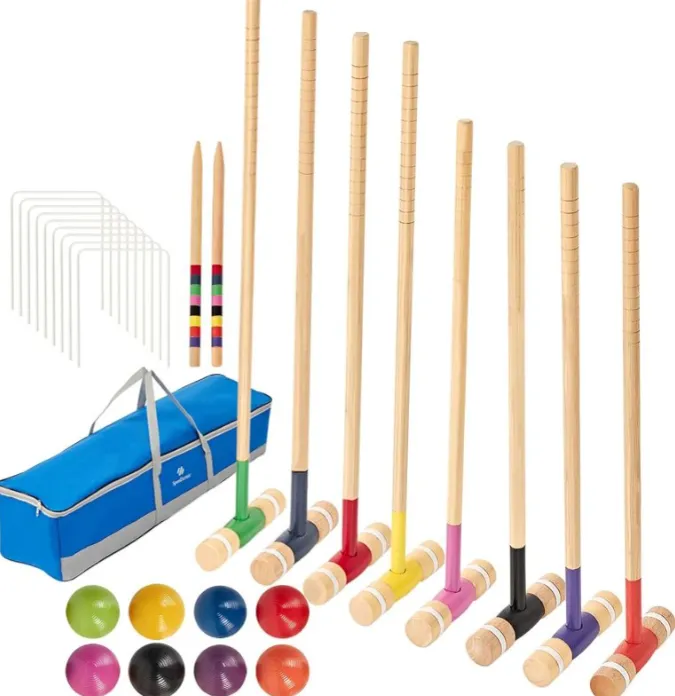 Croquet Set for 8 Players