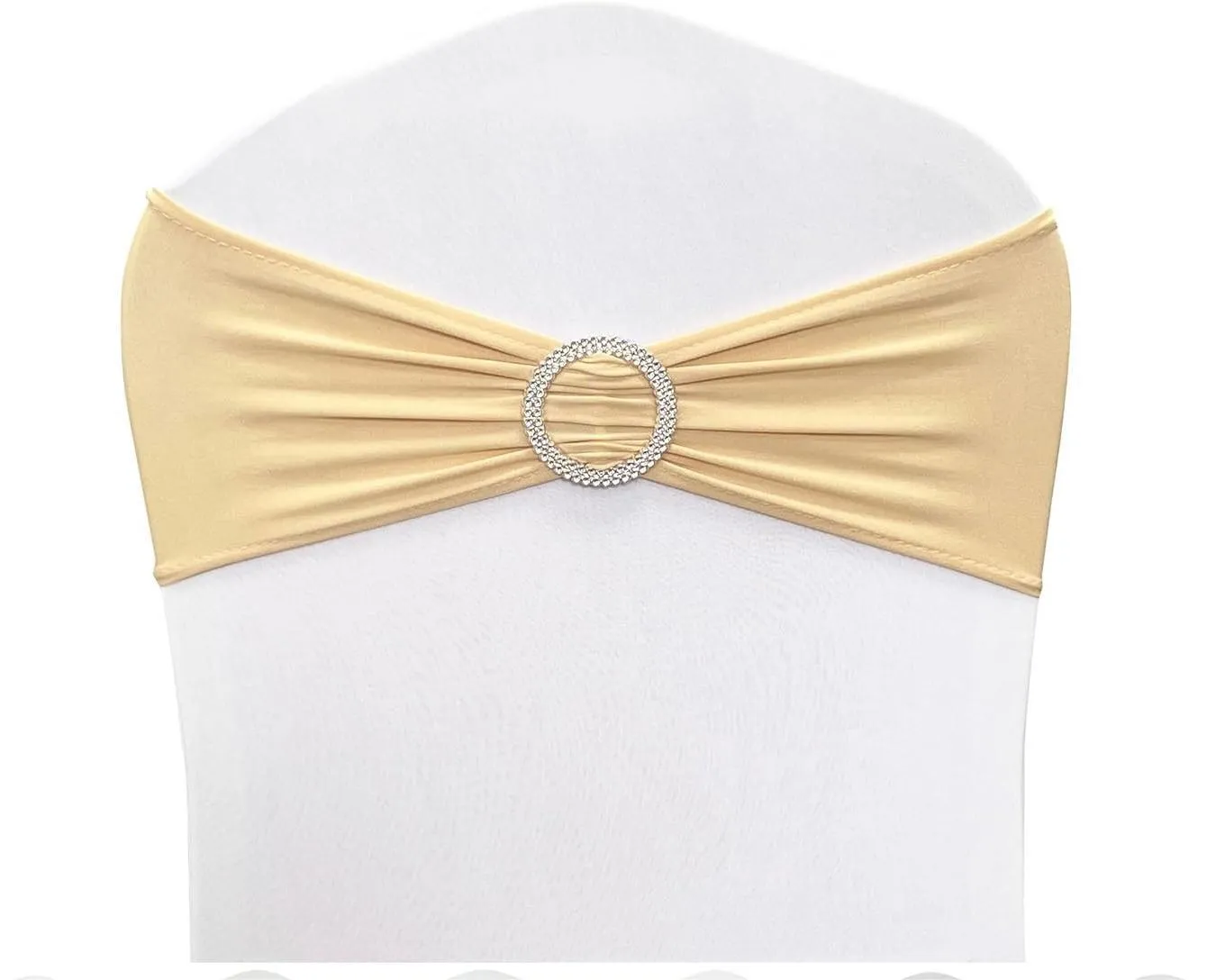Champagne Chair Band with Round Buckle