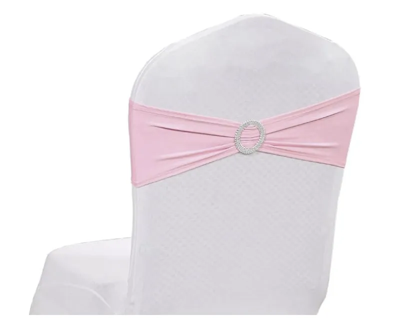 Light Pink Chair Band with Round Buckle