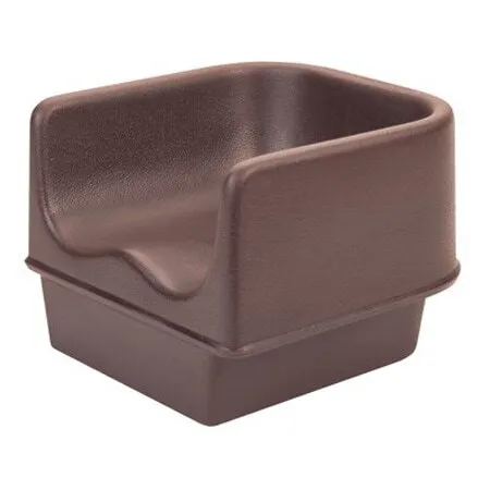 Brown Child's Plastic Booster Seat