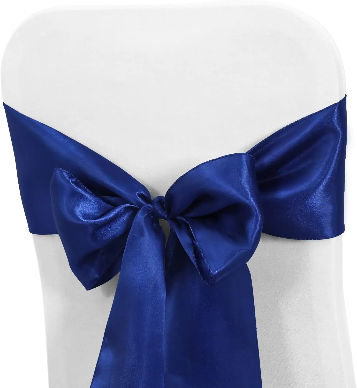 Royal Blue Satin Chair Sash