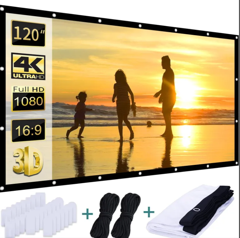 120" Projector Screen - Foldable