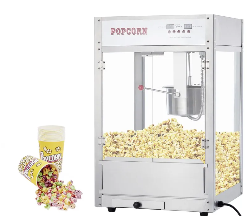 12 oz Silver Popcorn Popper Machine