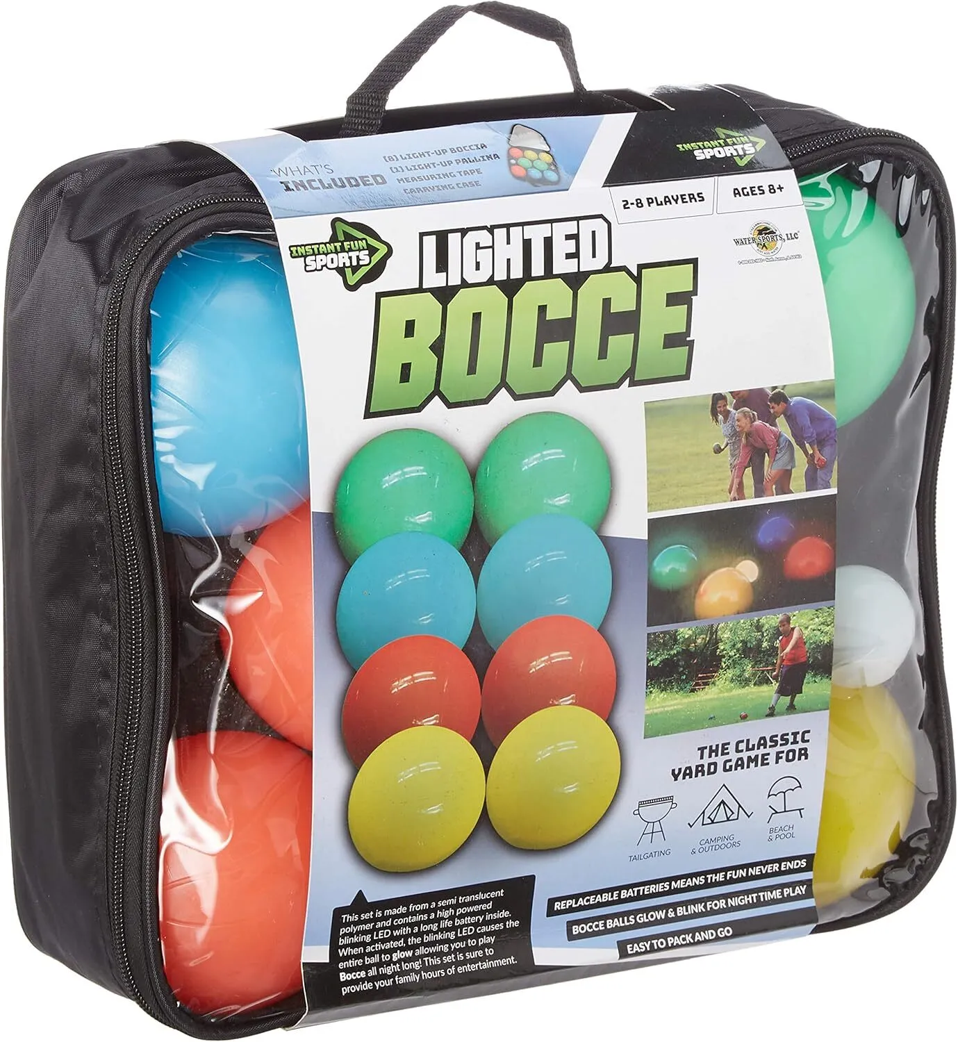Lighted Bocce Ball Set