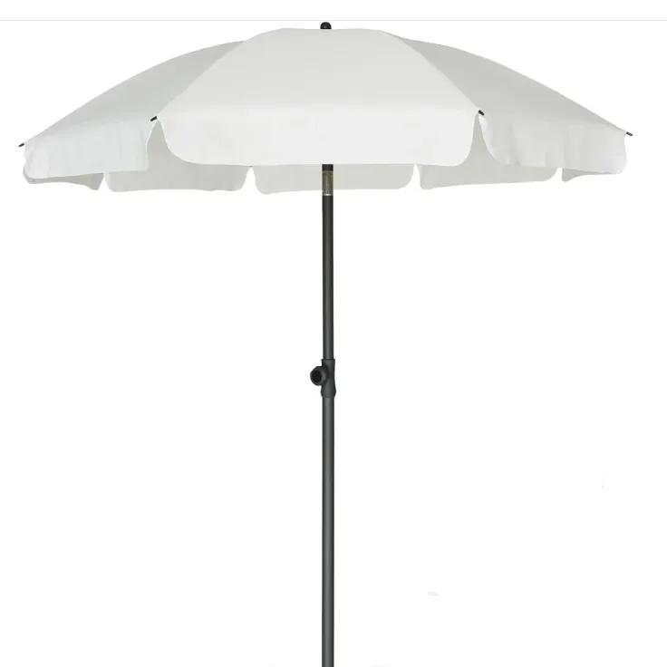  6.5 FT White Pop-Up Umbrella
