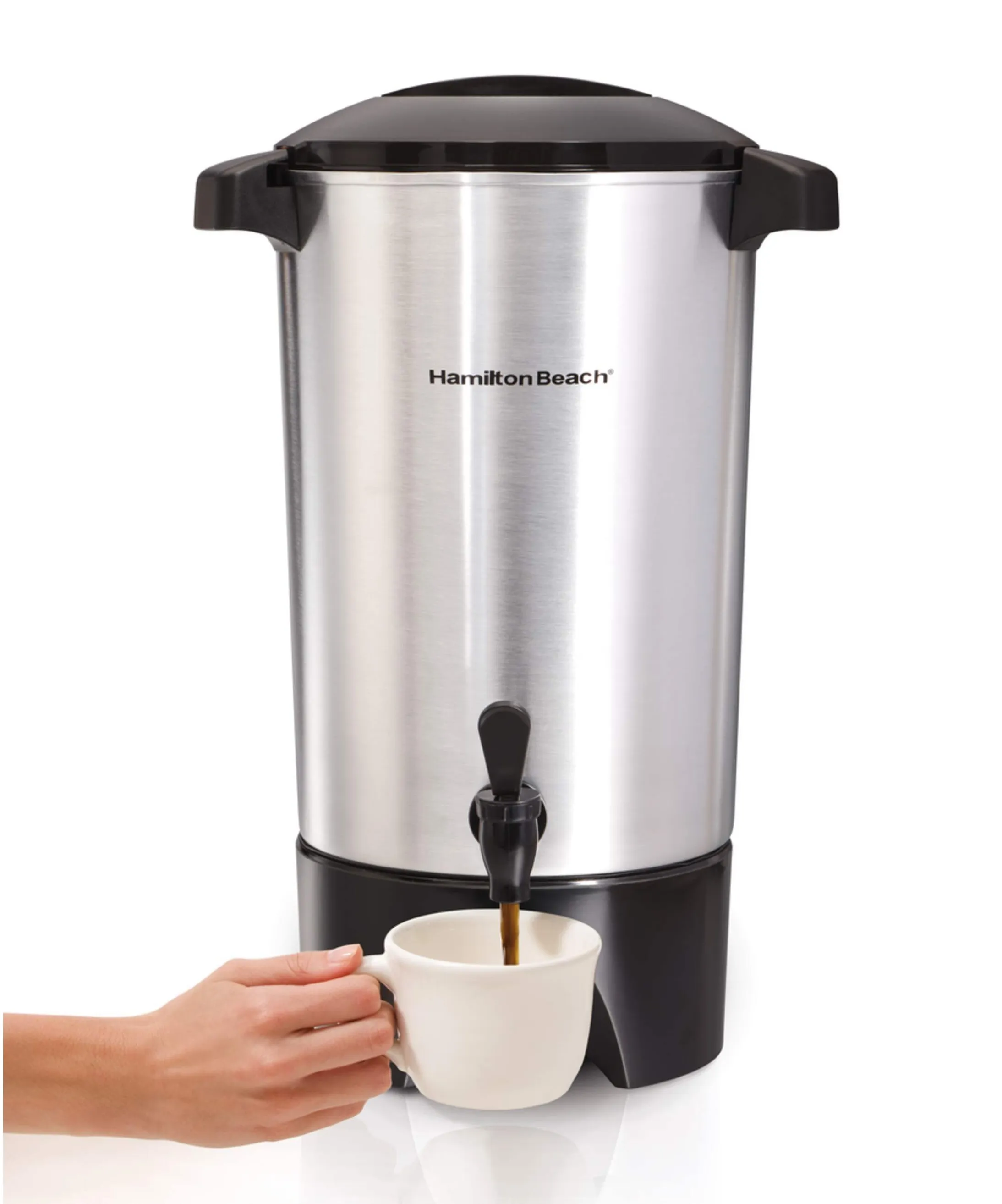 45 Cup Chrome Insulated Hot/Cold Drink Dispenser