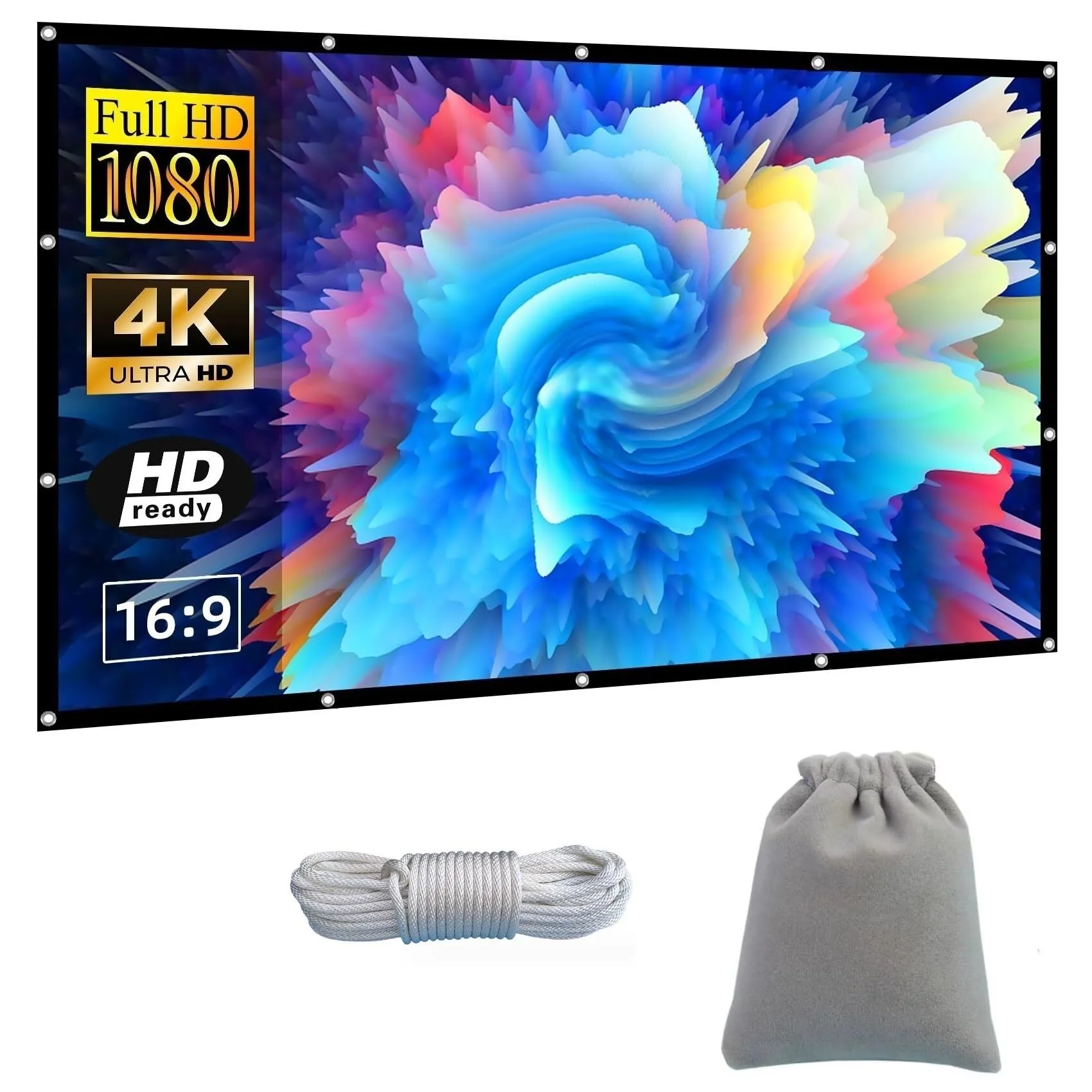 300" Projector Screen - Foldable